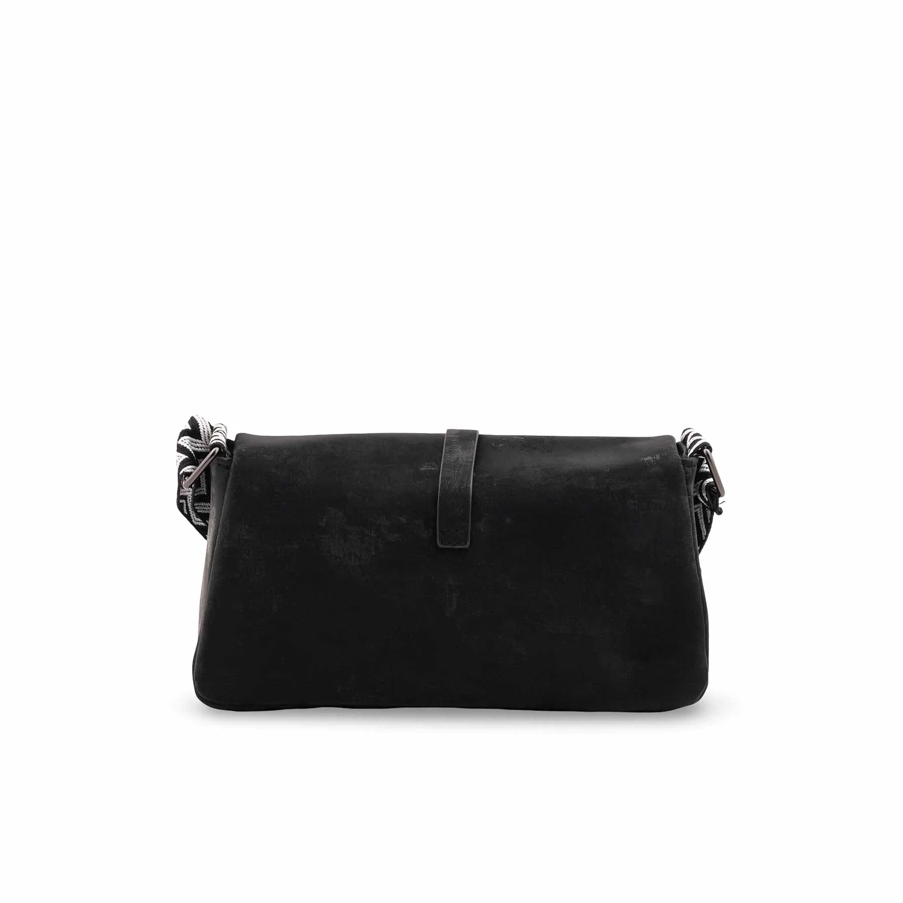 Black Casual Pouch For Women P97704 - Image 2
