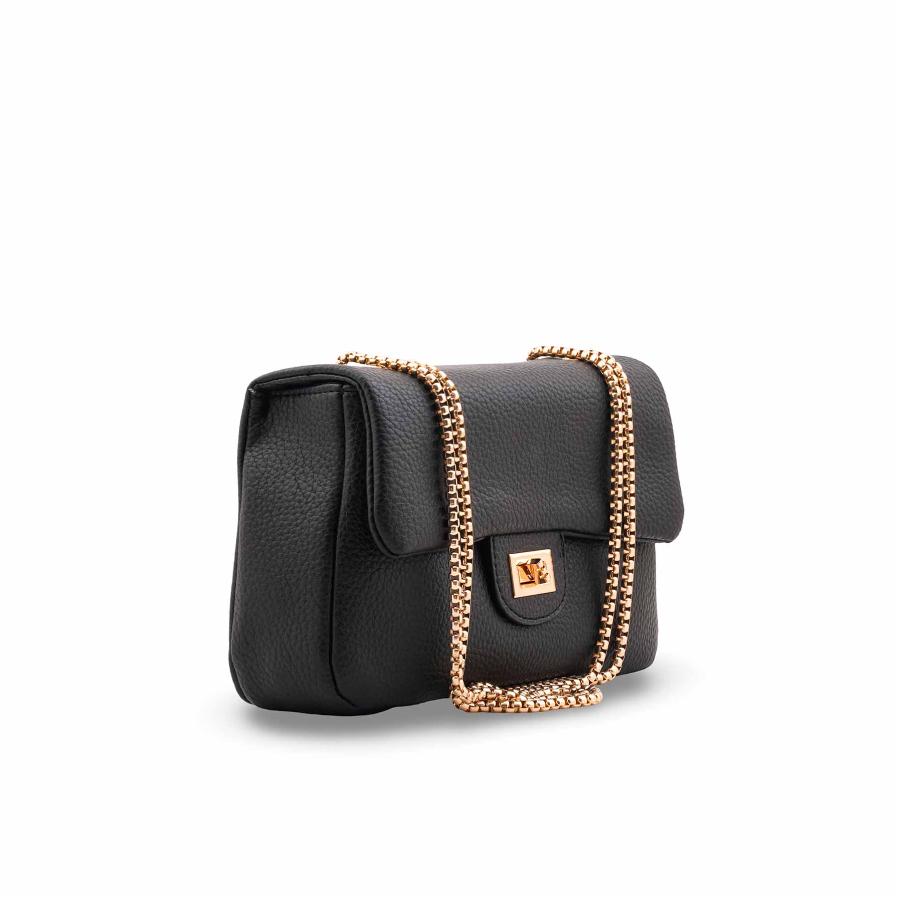 Black Casual Pouch For Women P97706 - Image 3