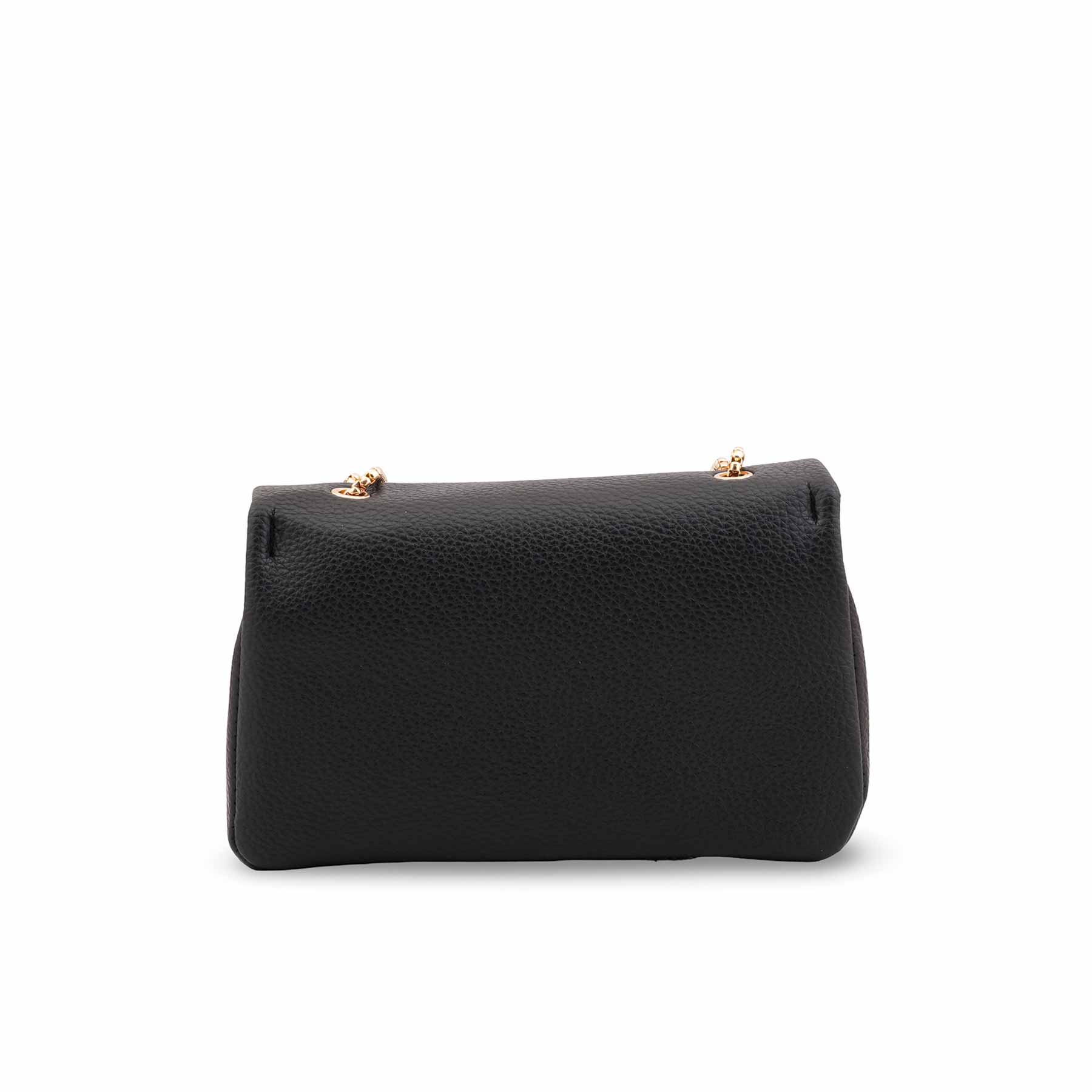Black Casual Pouch For Women P97706 - Image 4