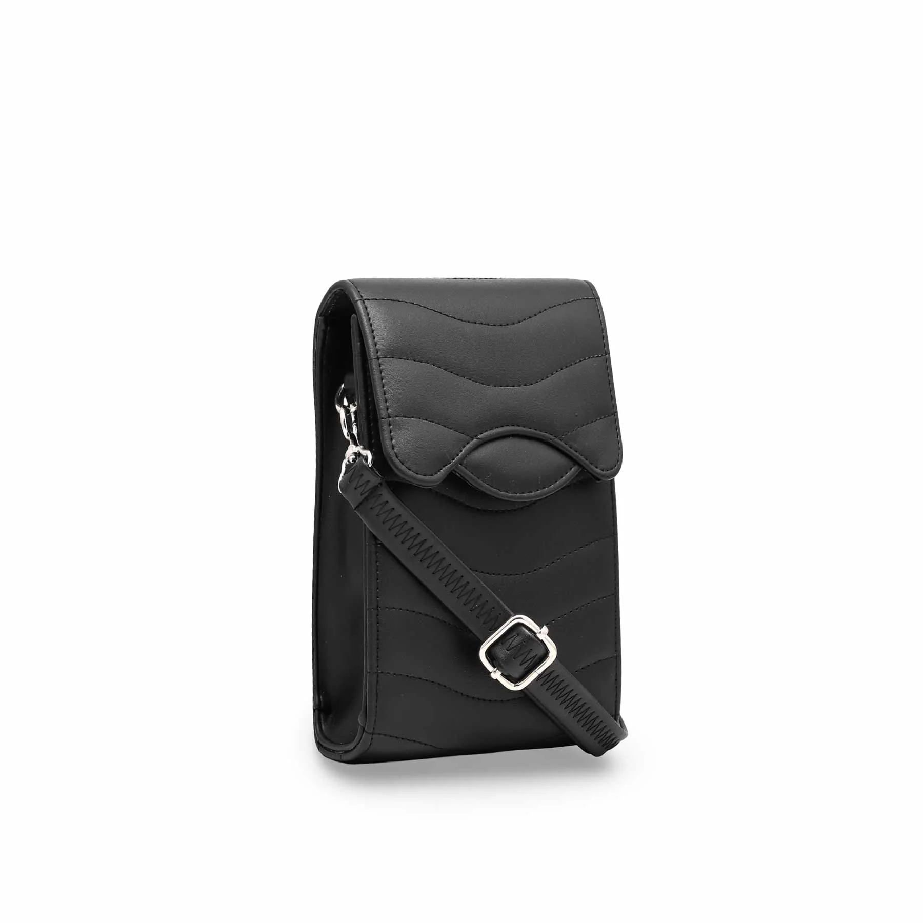Black Casual Pouch P97548 - Image 2