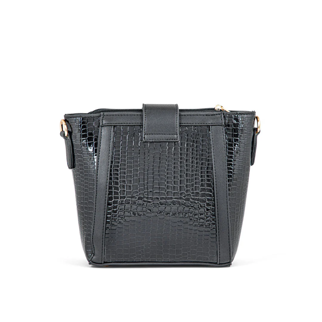 Black Casual Pouch P97554 - Image 3
