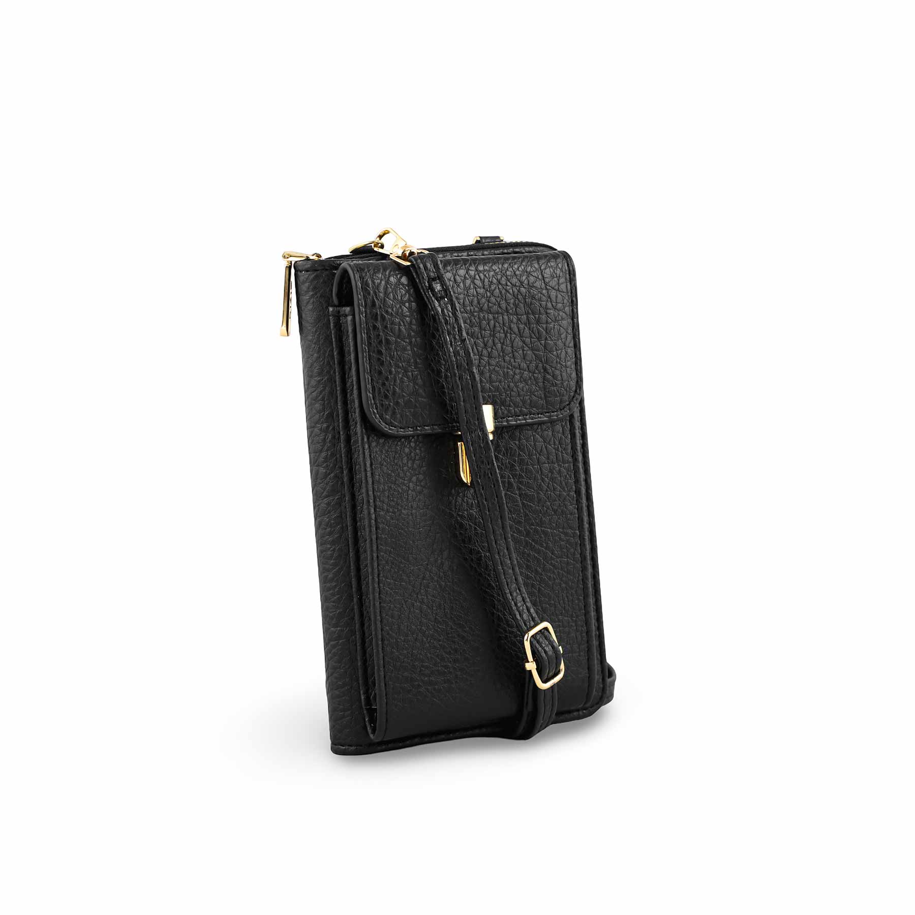 Black Casual Pouch P97615 - Image 2
