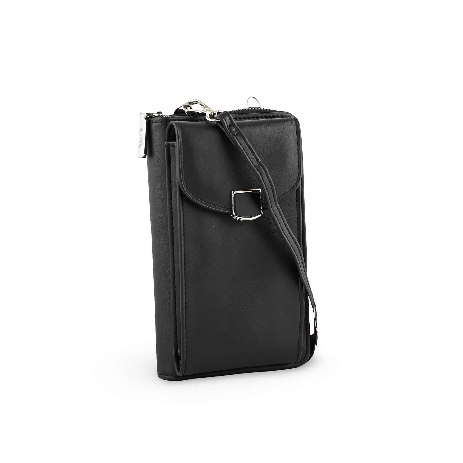 Black Casual Pouch P97619 - Image 2