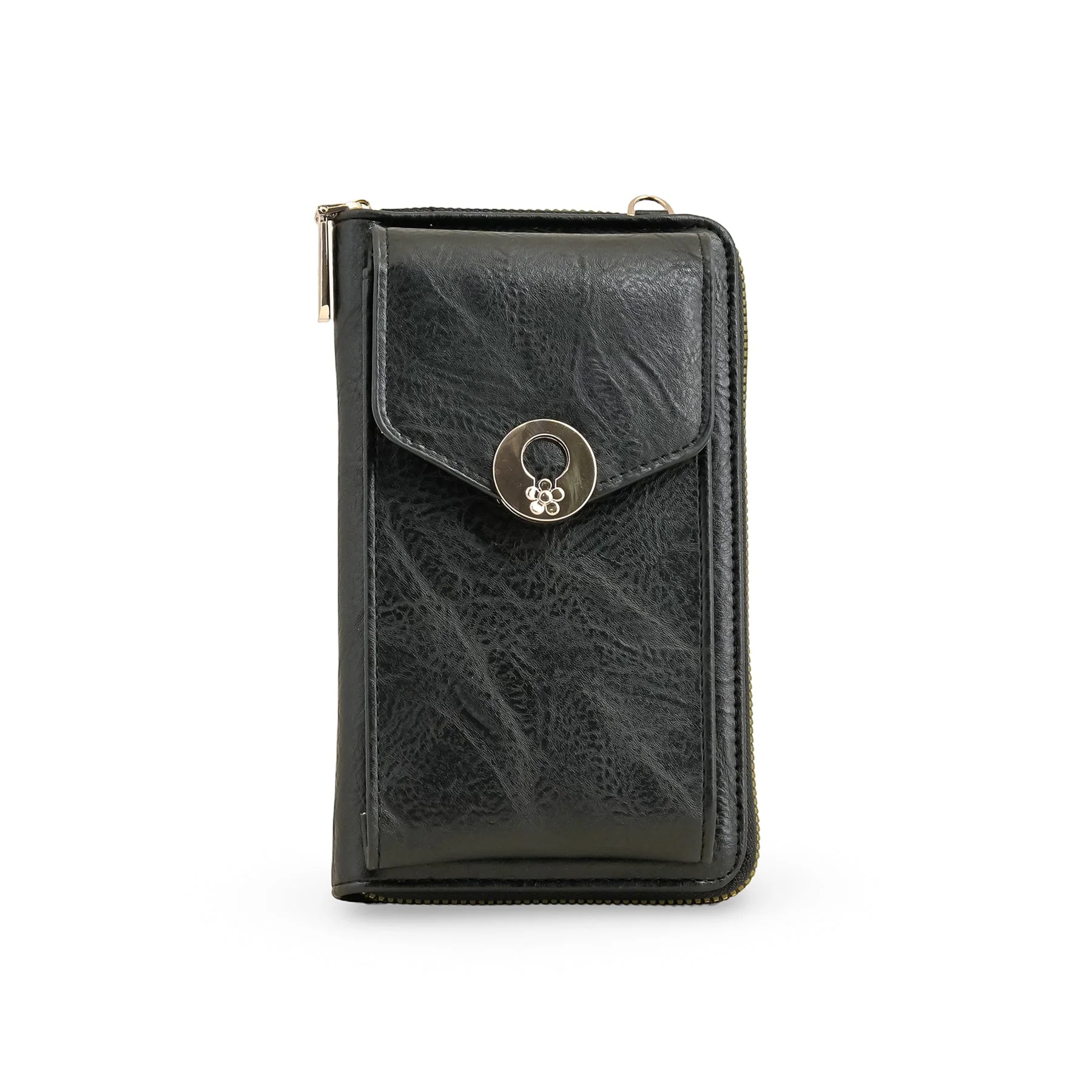Black Casual Pouch P97634 - Image 2