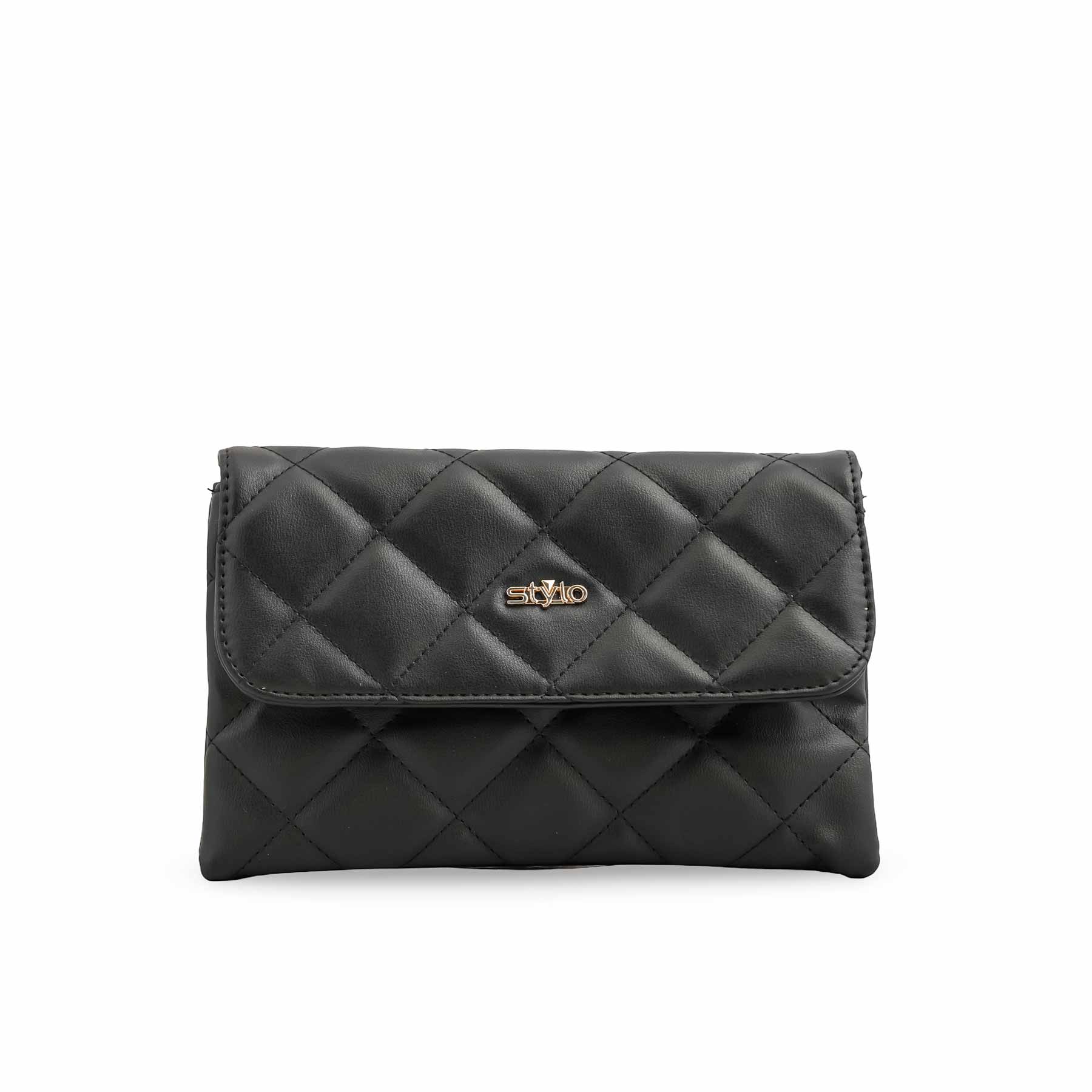 Black Casual Pouch P97639 - Image 2