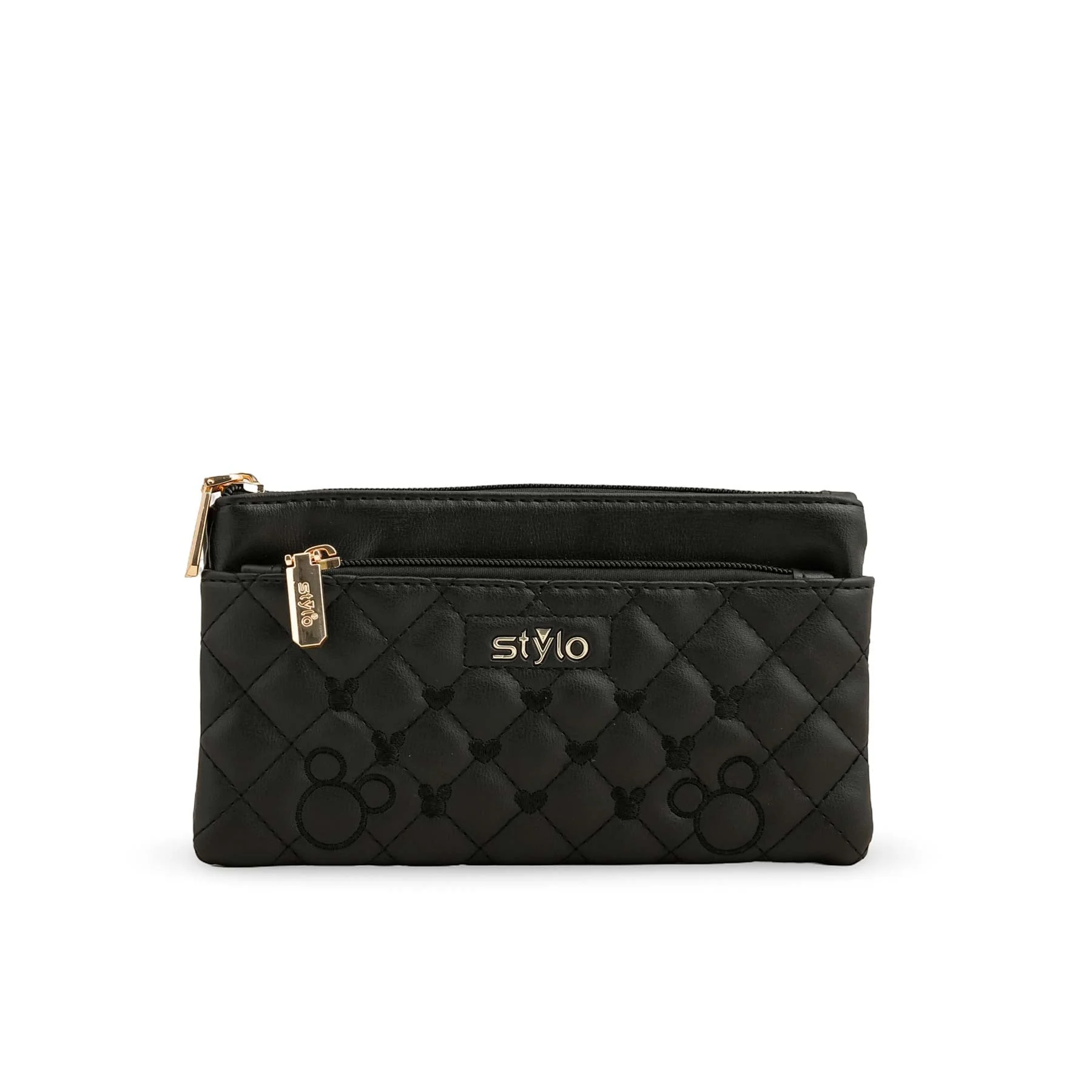 Black Casual Pouch P97640 - Image 2