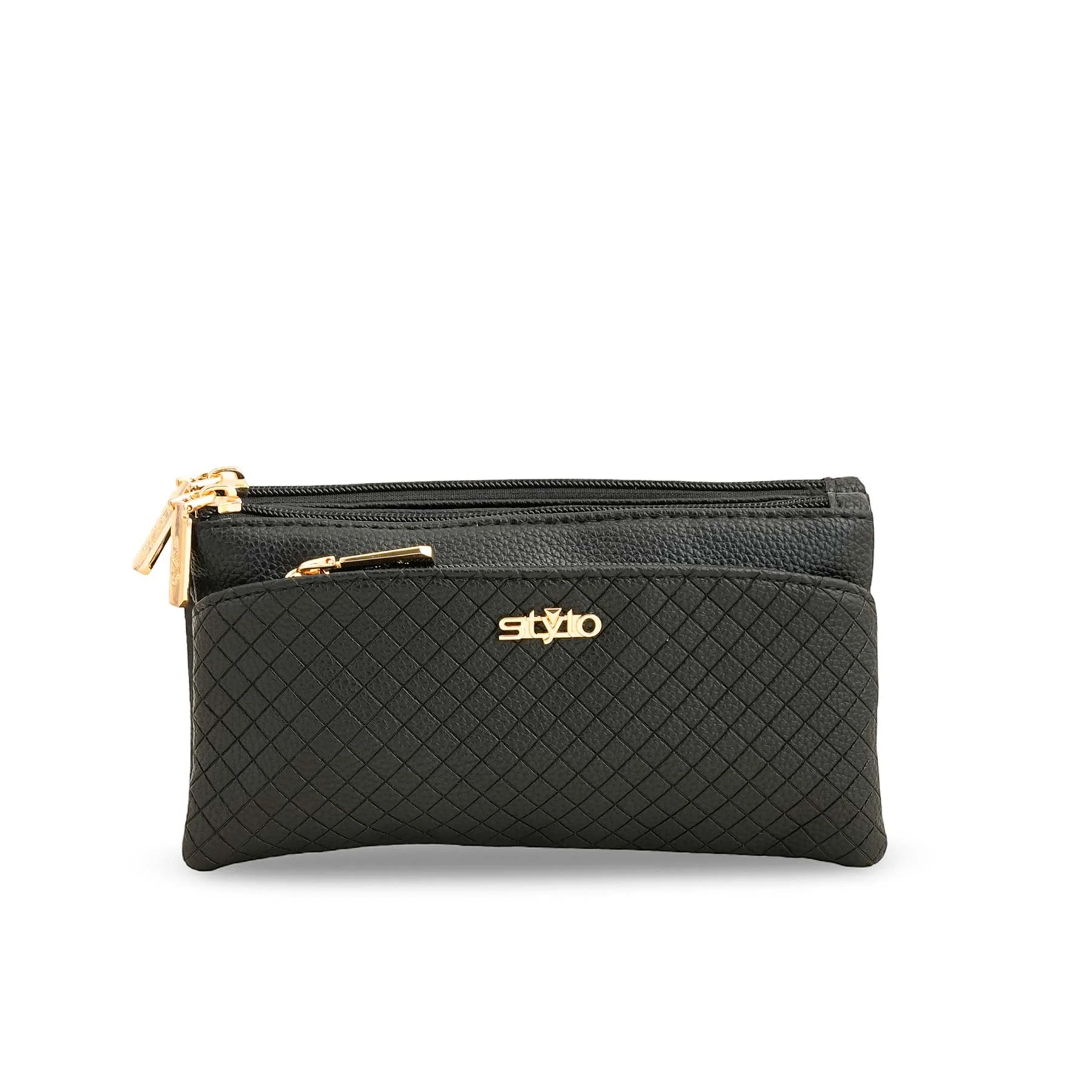 Black Casual Pouch P97649 - Image 2