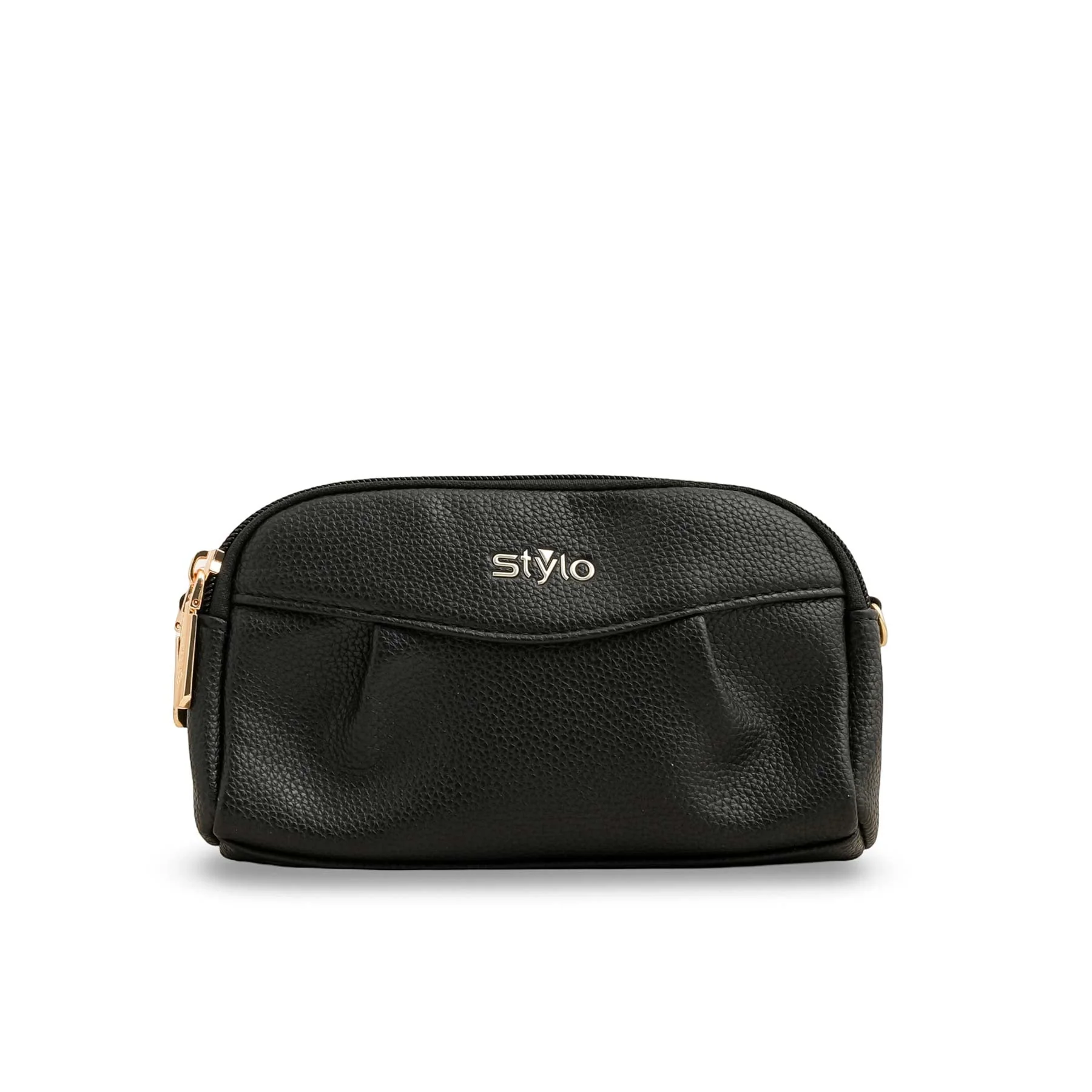 Black Casual Pouch P97651 - Image 2