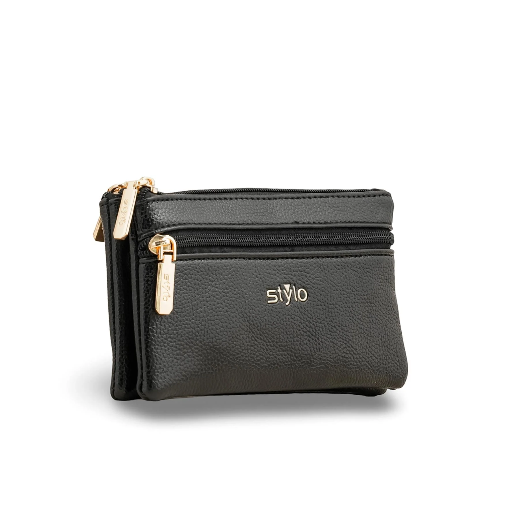 Black Casual Pouch P97655 - Image 2
