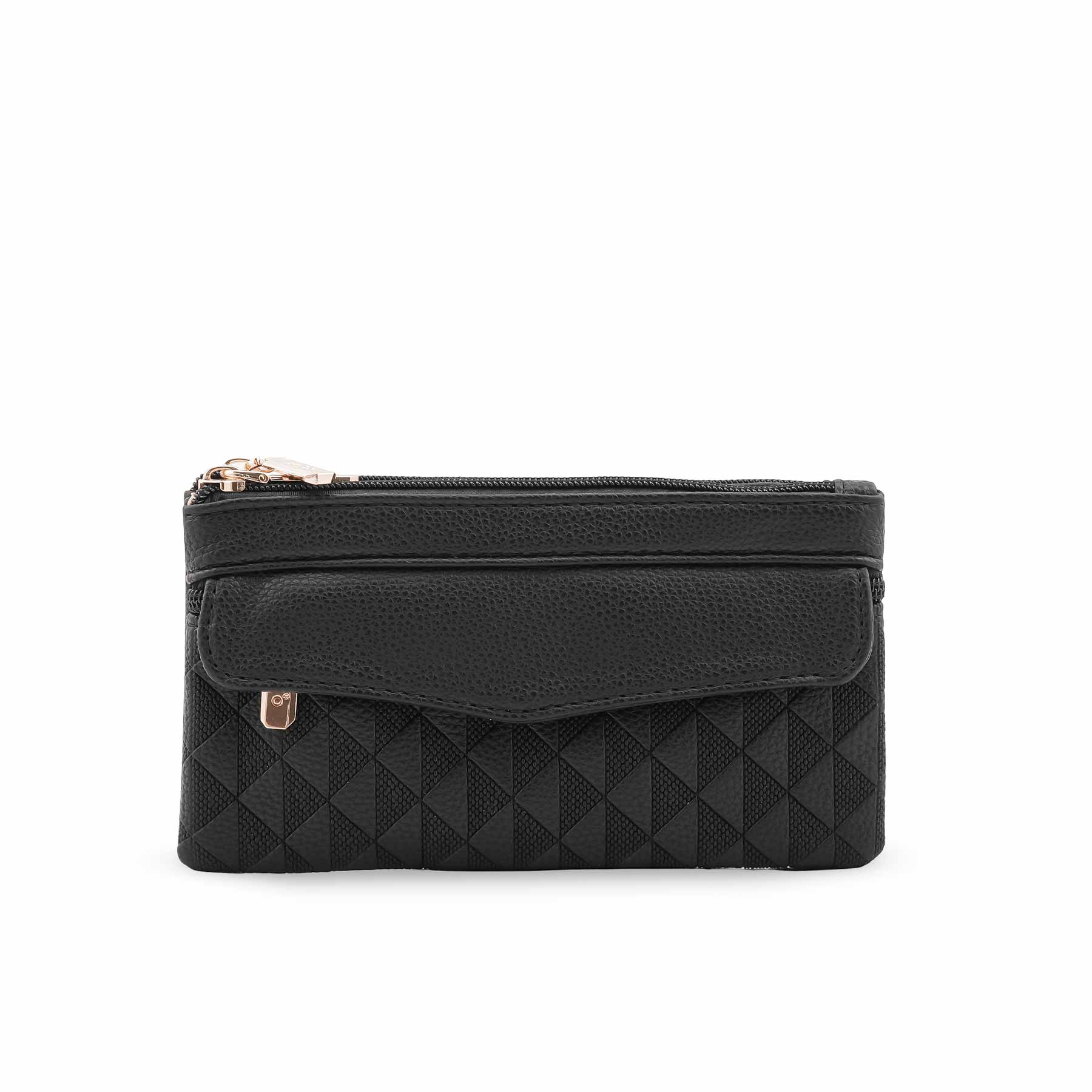 Black Casual Pouch P97692 - Image 2