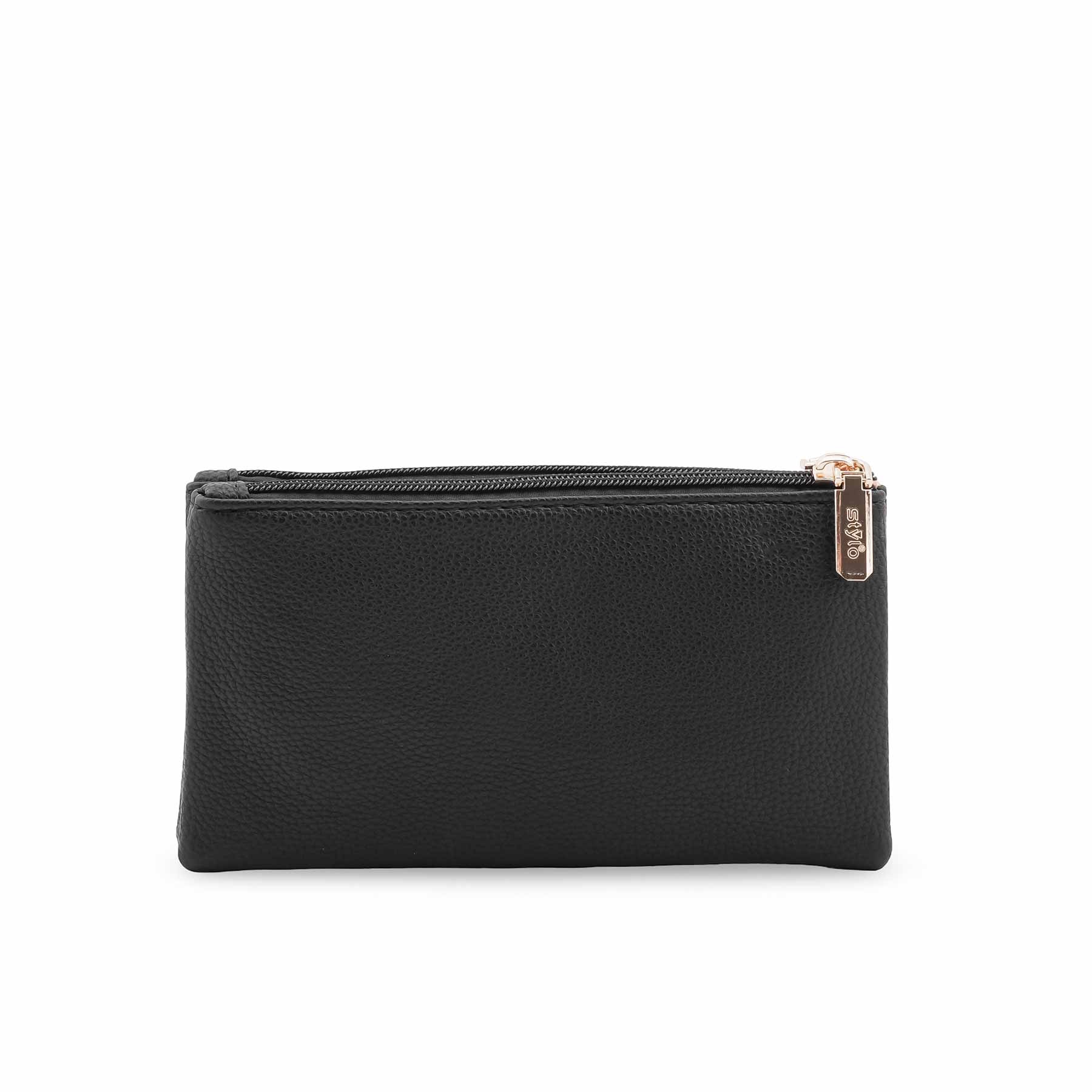 Black Casual Pouch P97692 - Image 4