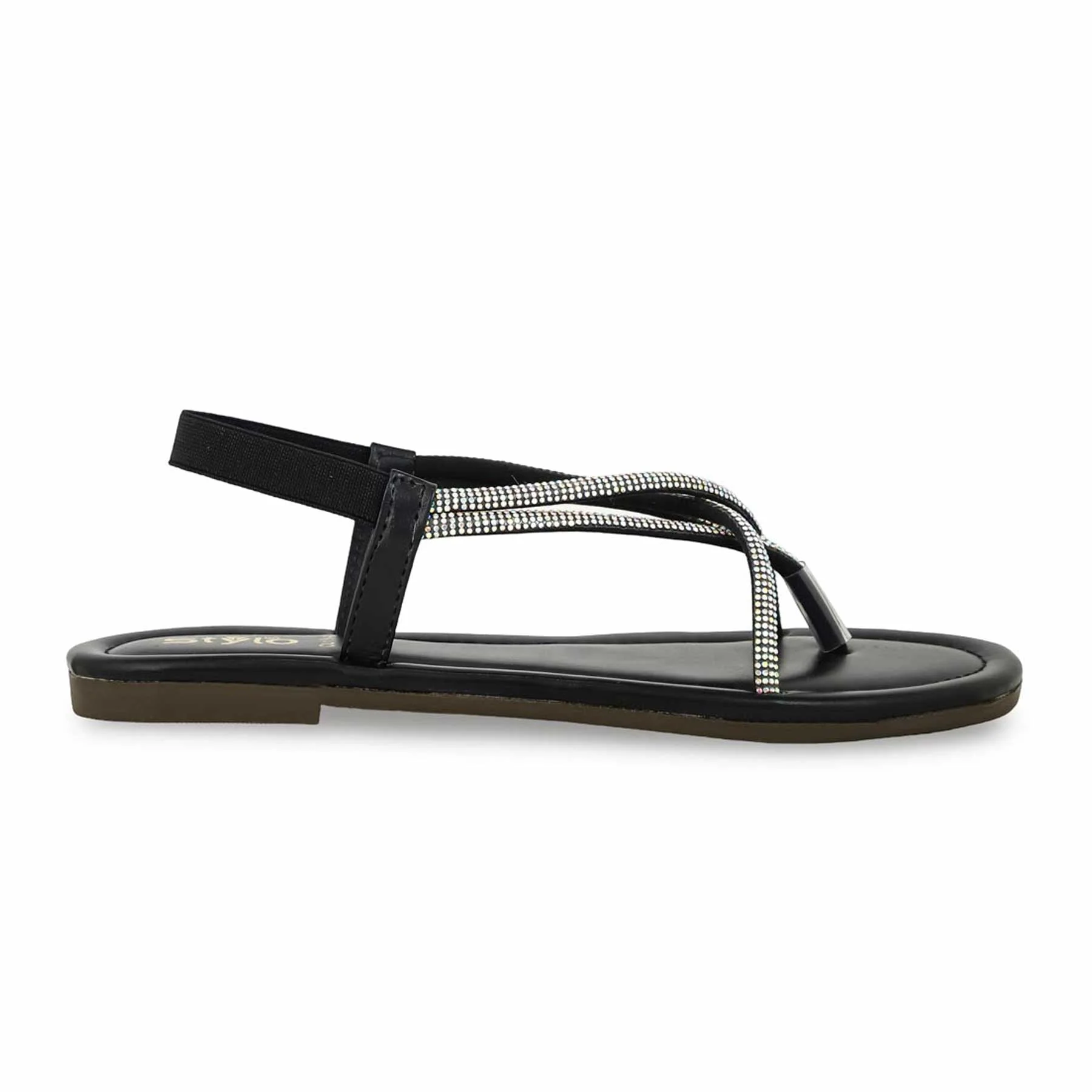 Black Casual Sandal CL1947 - Image 2