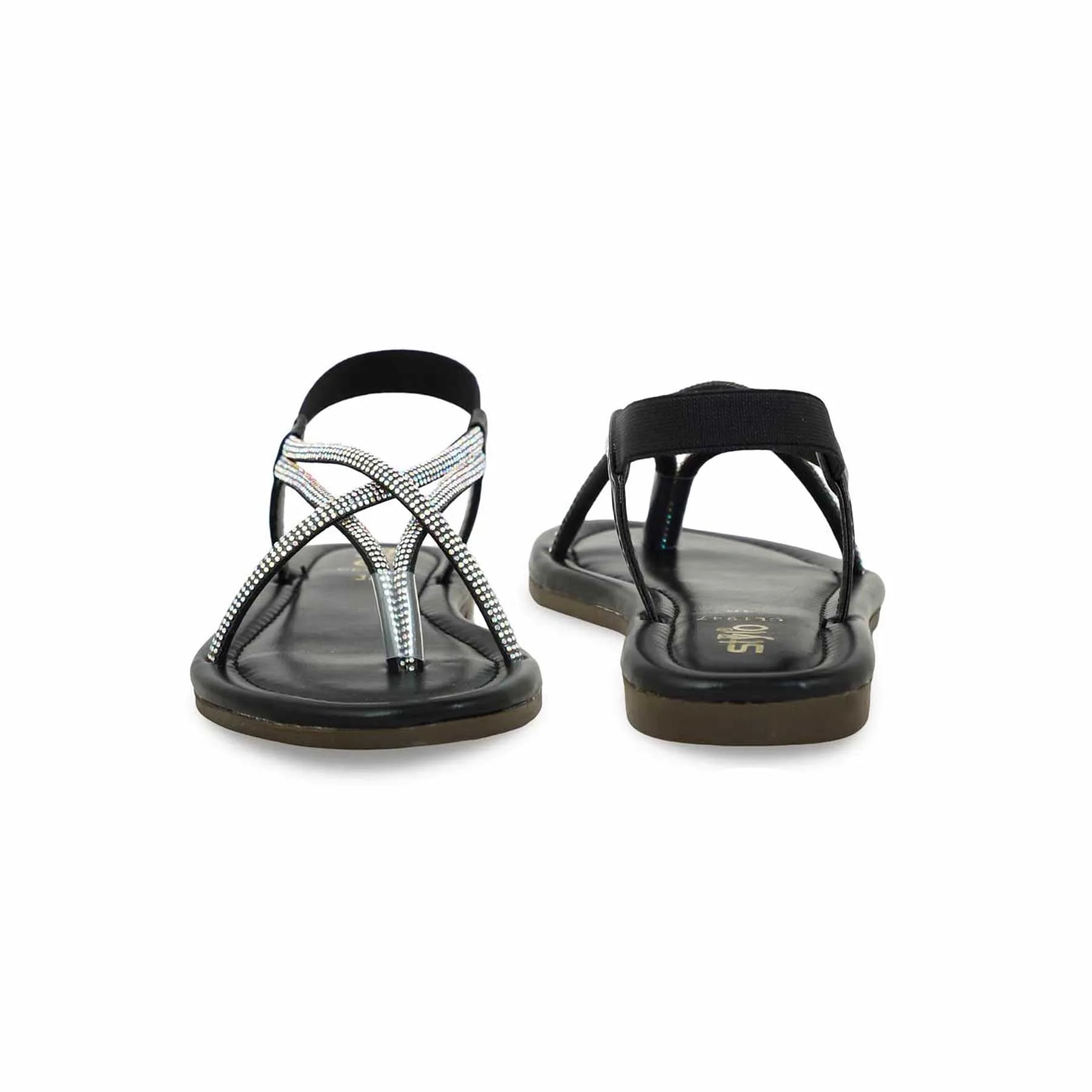 Black Casual Sandal CL1947 - Image 4