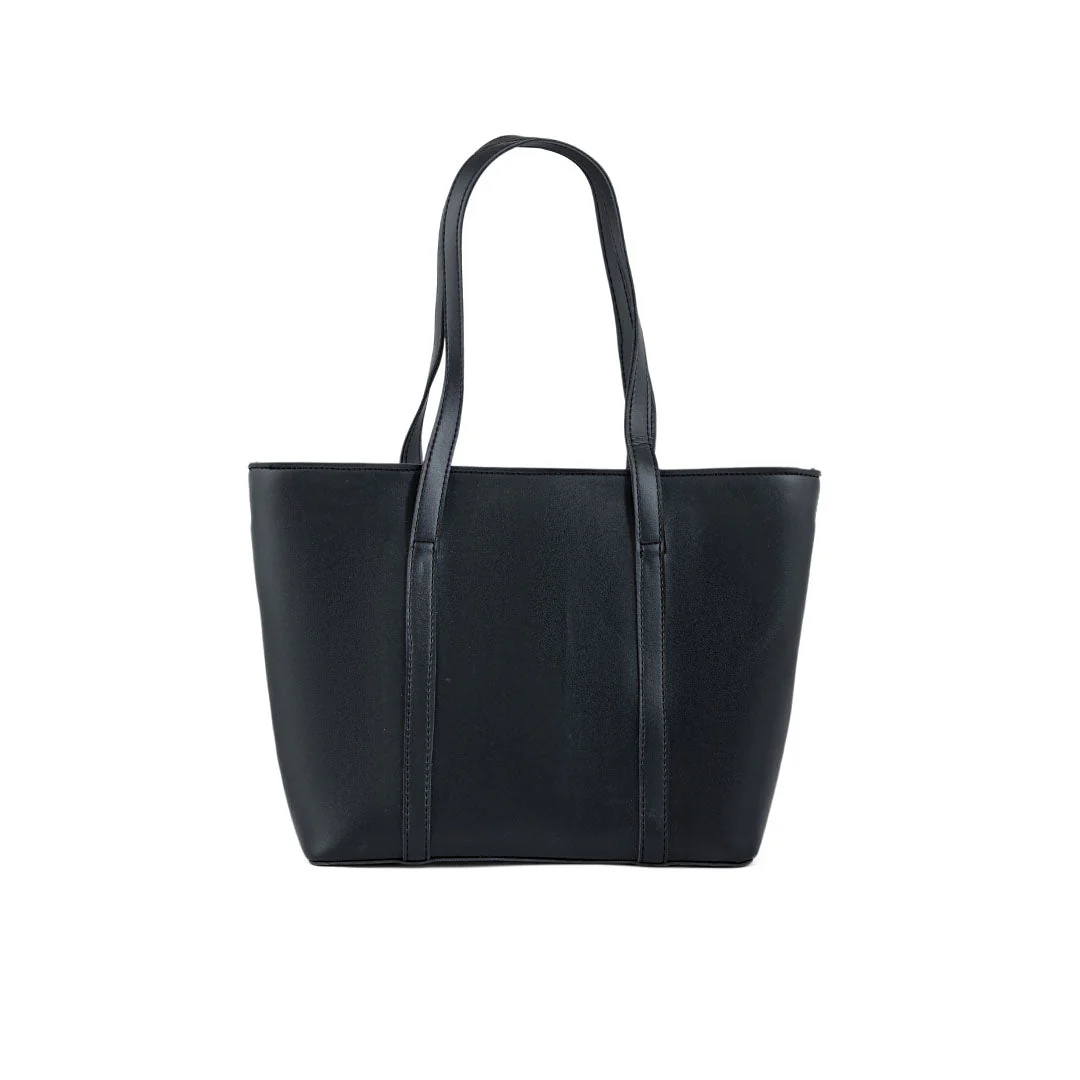 Black Casual Shoulder Bag For Ladies P56189 - Image 3