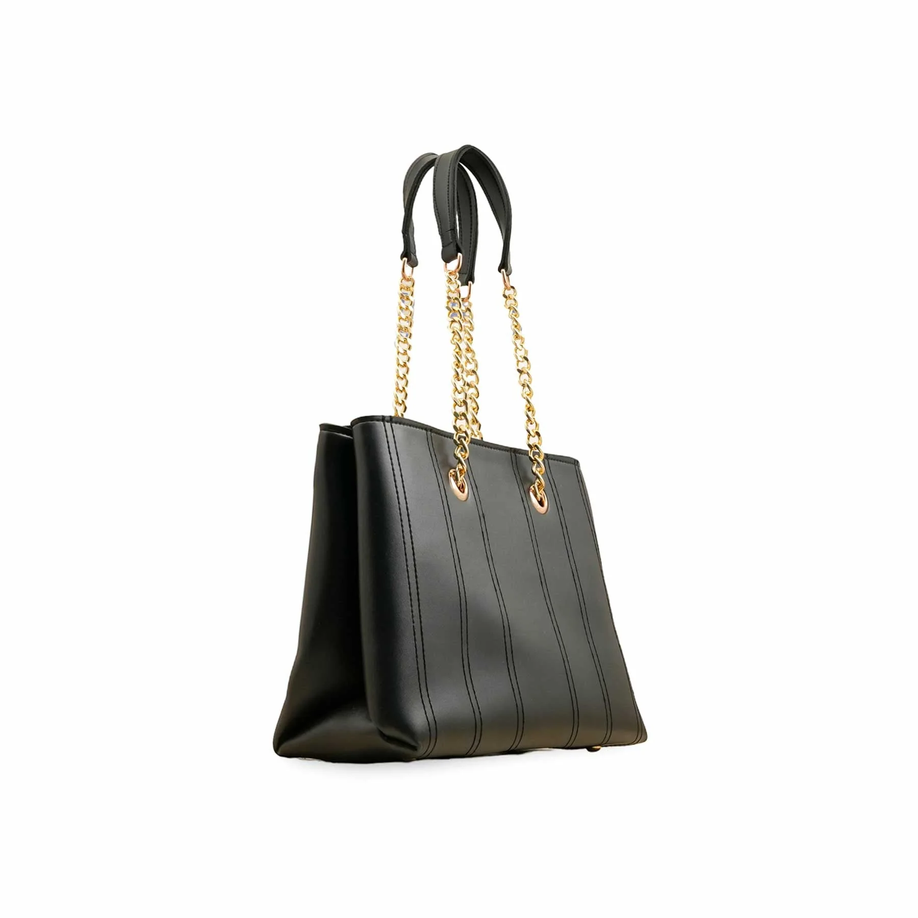 Black Casual Shoulder Bag For Ladies P56256 - Image 3