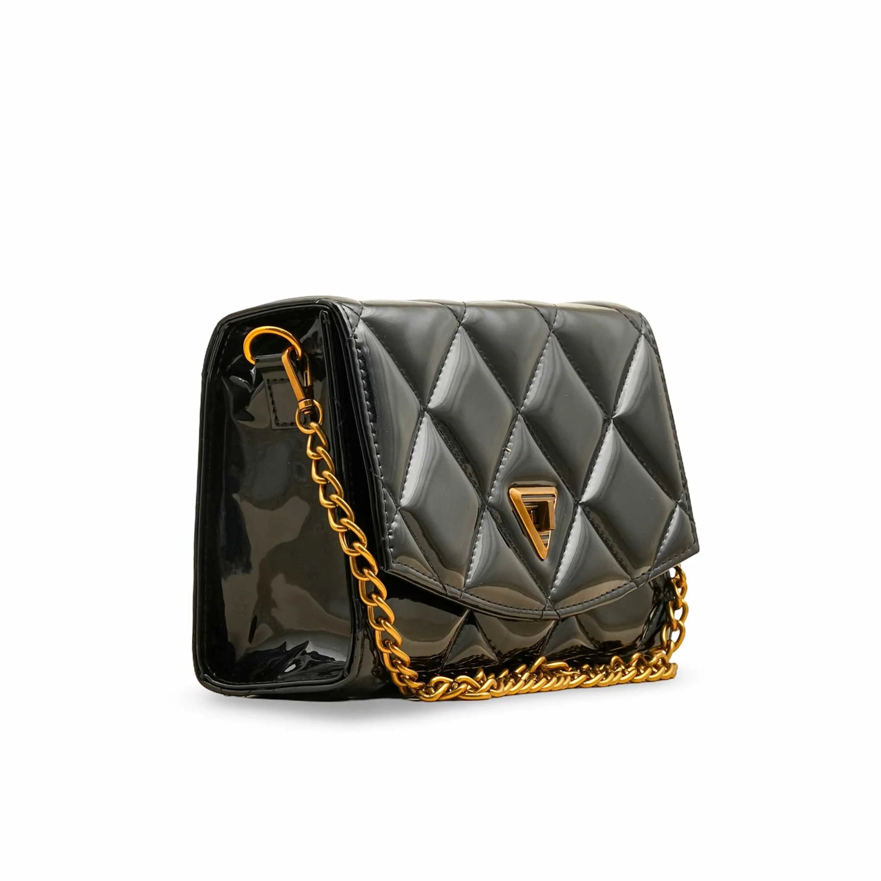 Black Casual Shoulder Bag For Ladies P56267 - Image 3