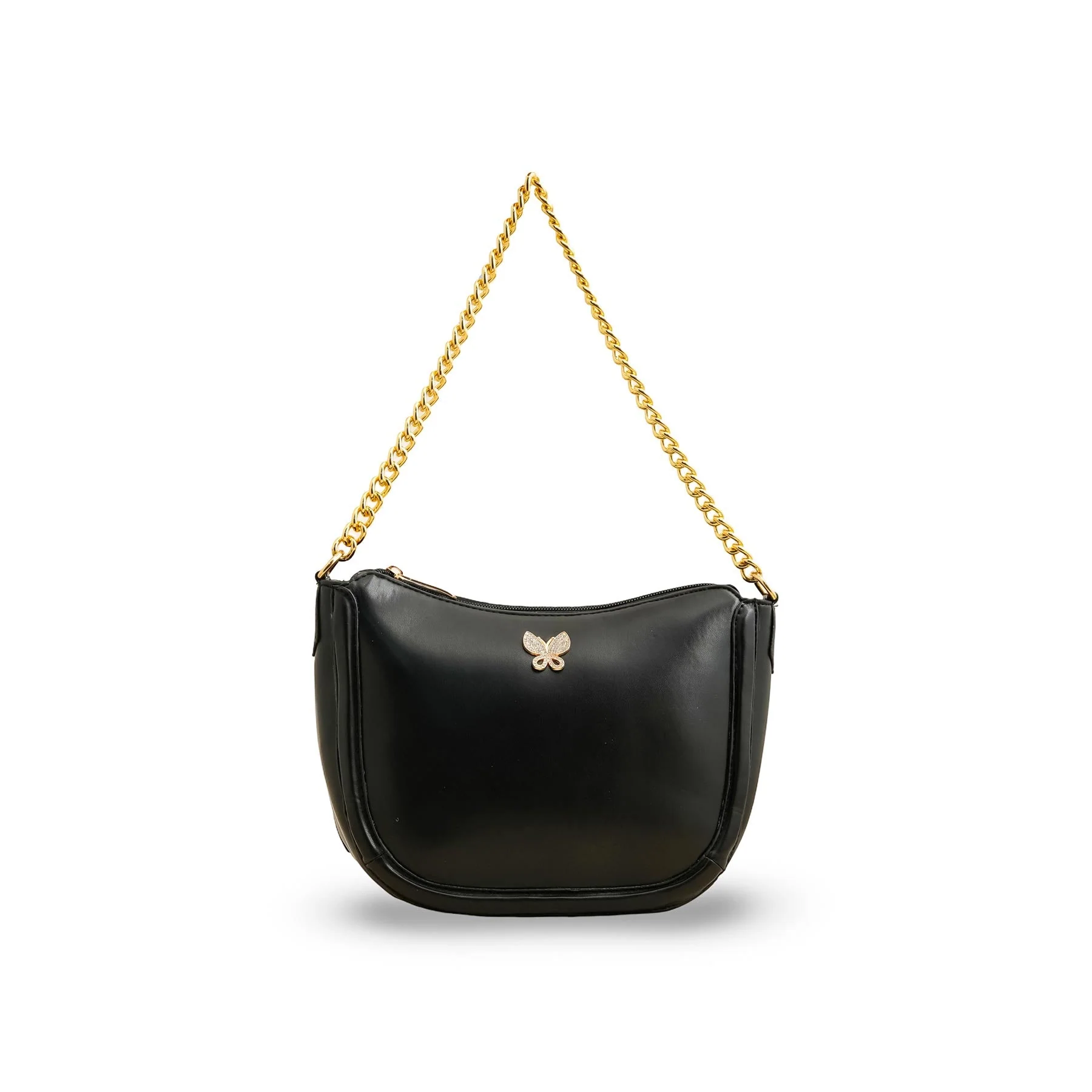 Black Casual Shoulder Bag For Women P55763 - Image 2