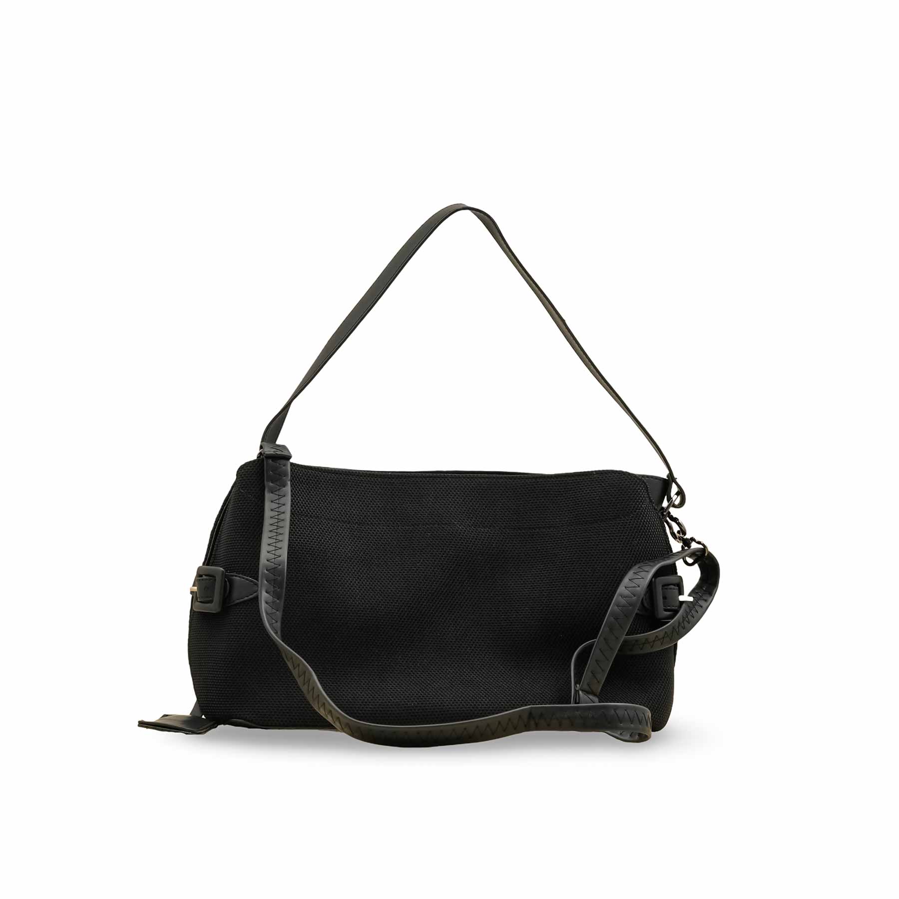 Black Casual Shoulder Bag For Women P55818 - Image 4