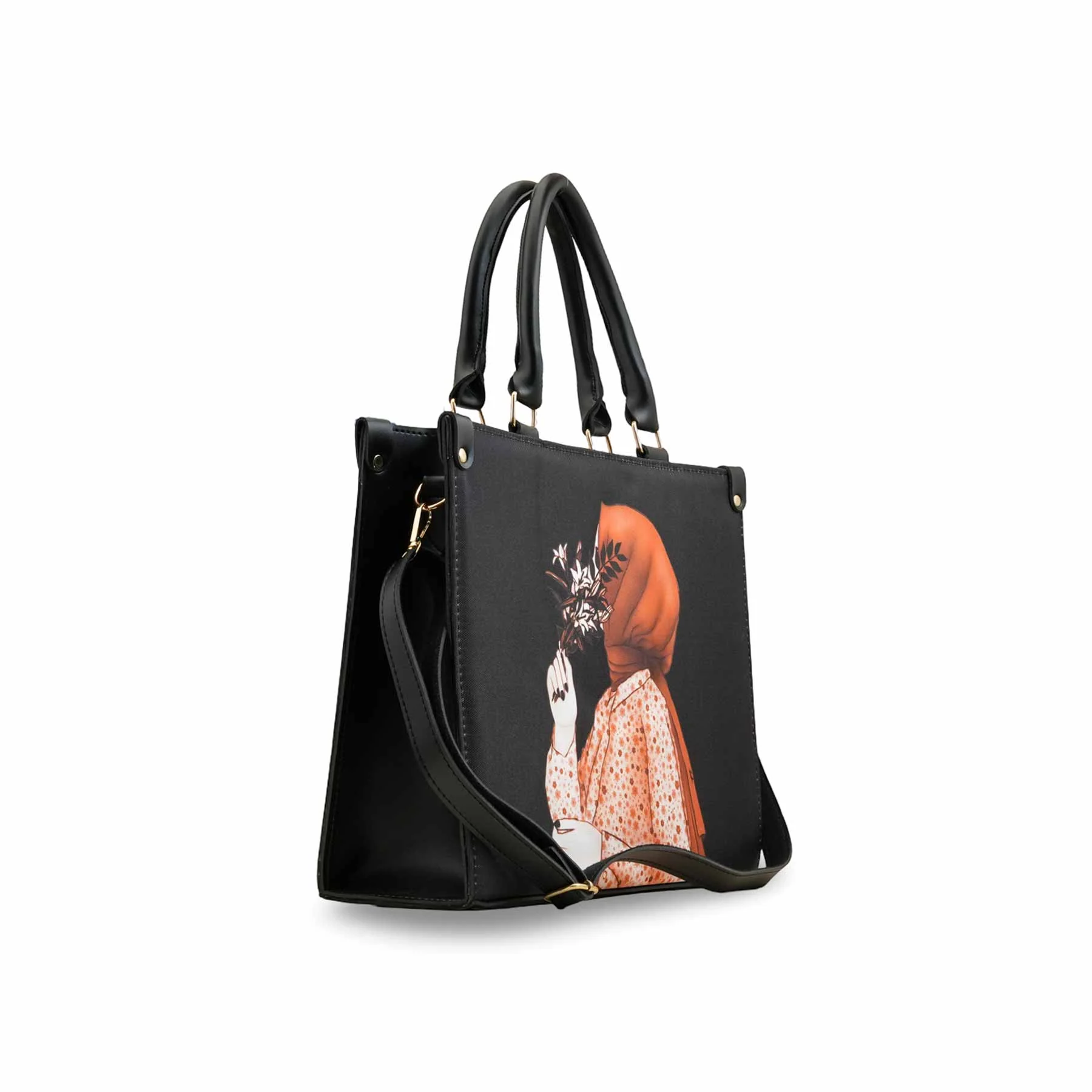Black Casual Shoulder Bag For Women P56257 - Image 3