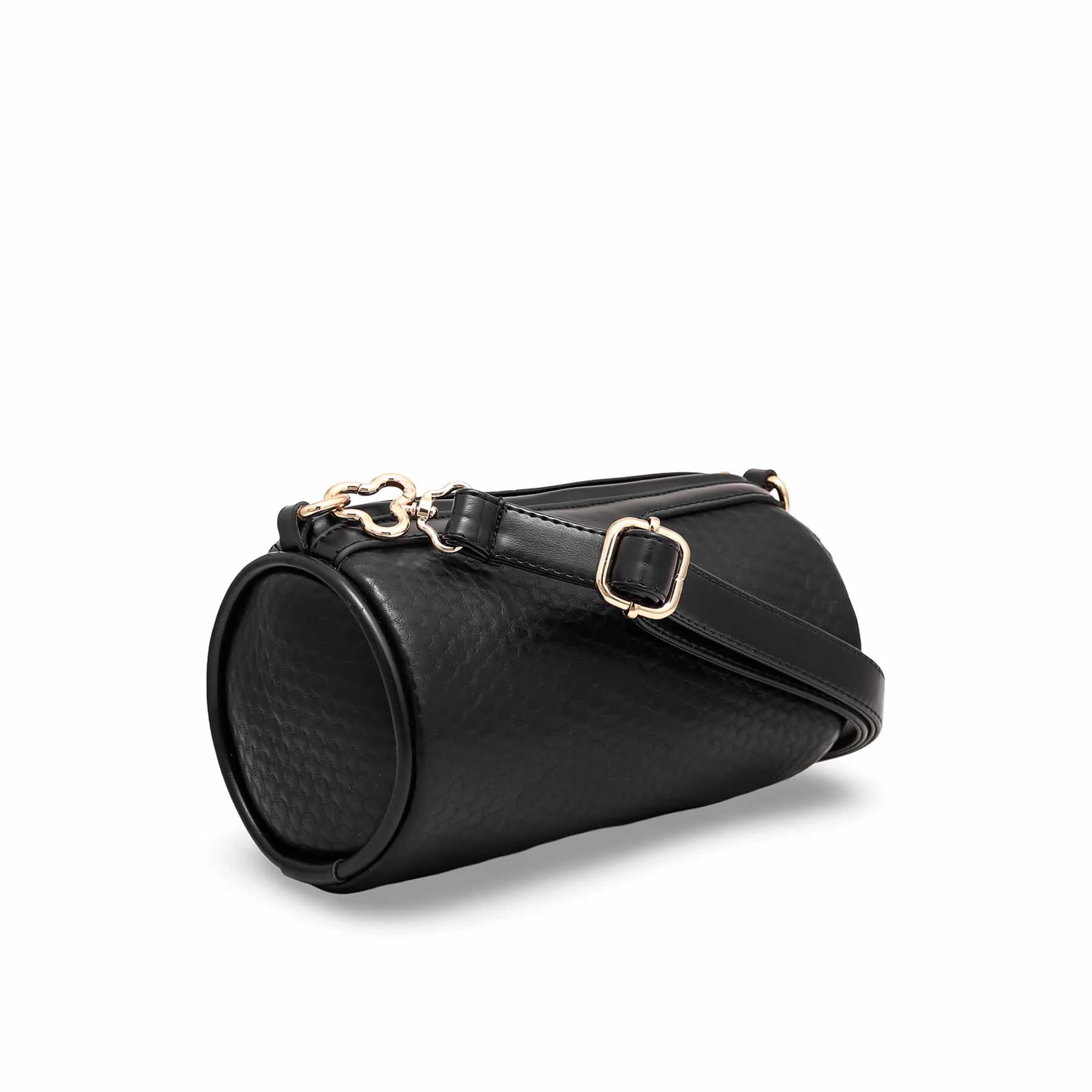 Black Casual Shoulder Bag P55582 - Image 2