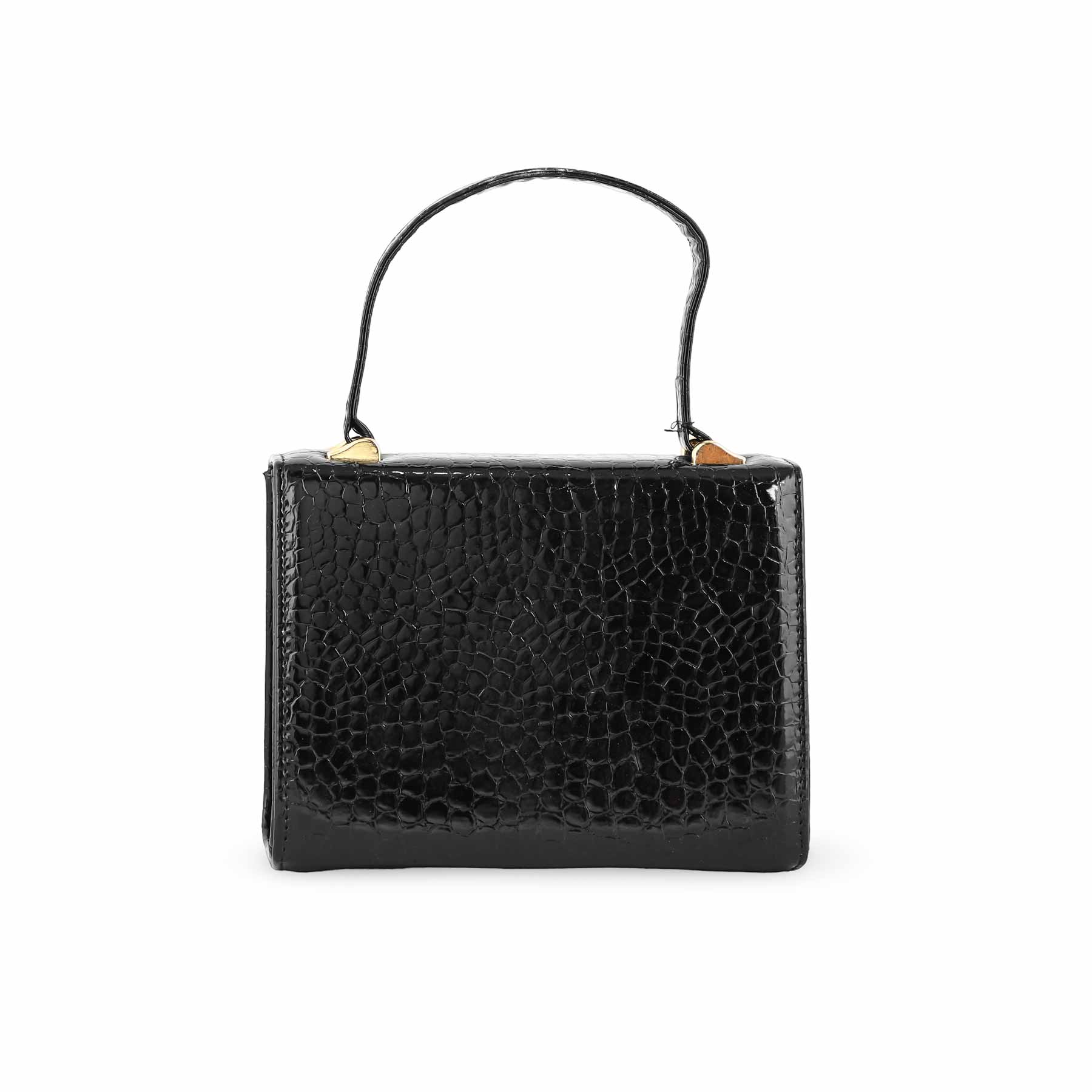 Black Casual Shoulder Bag P55702 - Image 3