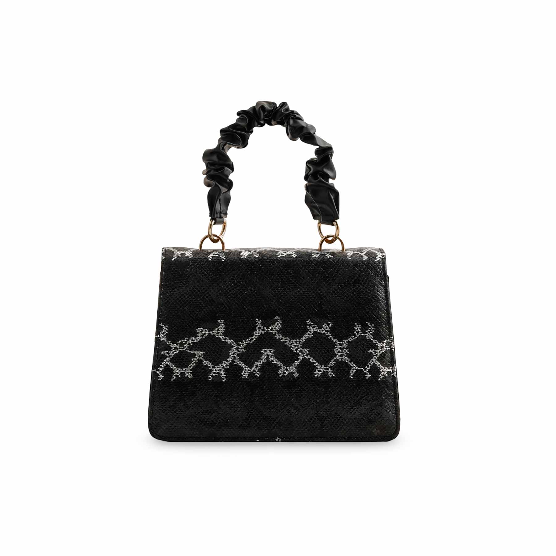 Black Casual Shoulder Bags P55745 - Image 3