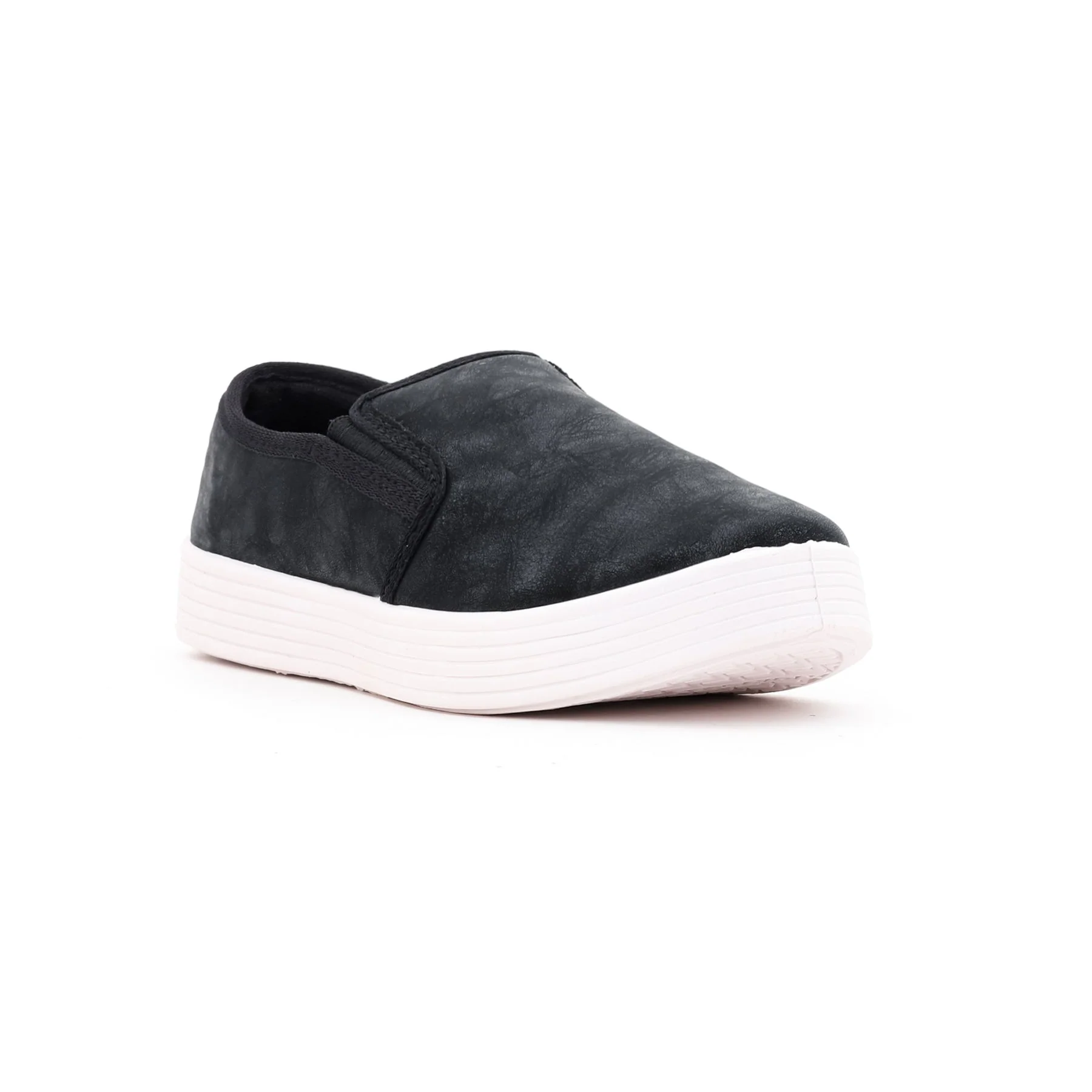 Black Casual Slip Ons AT9076 - Image 2