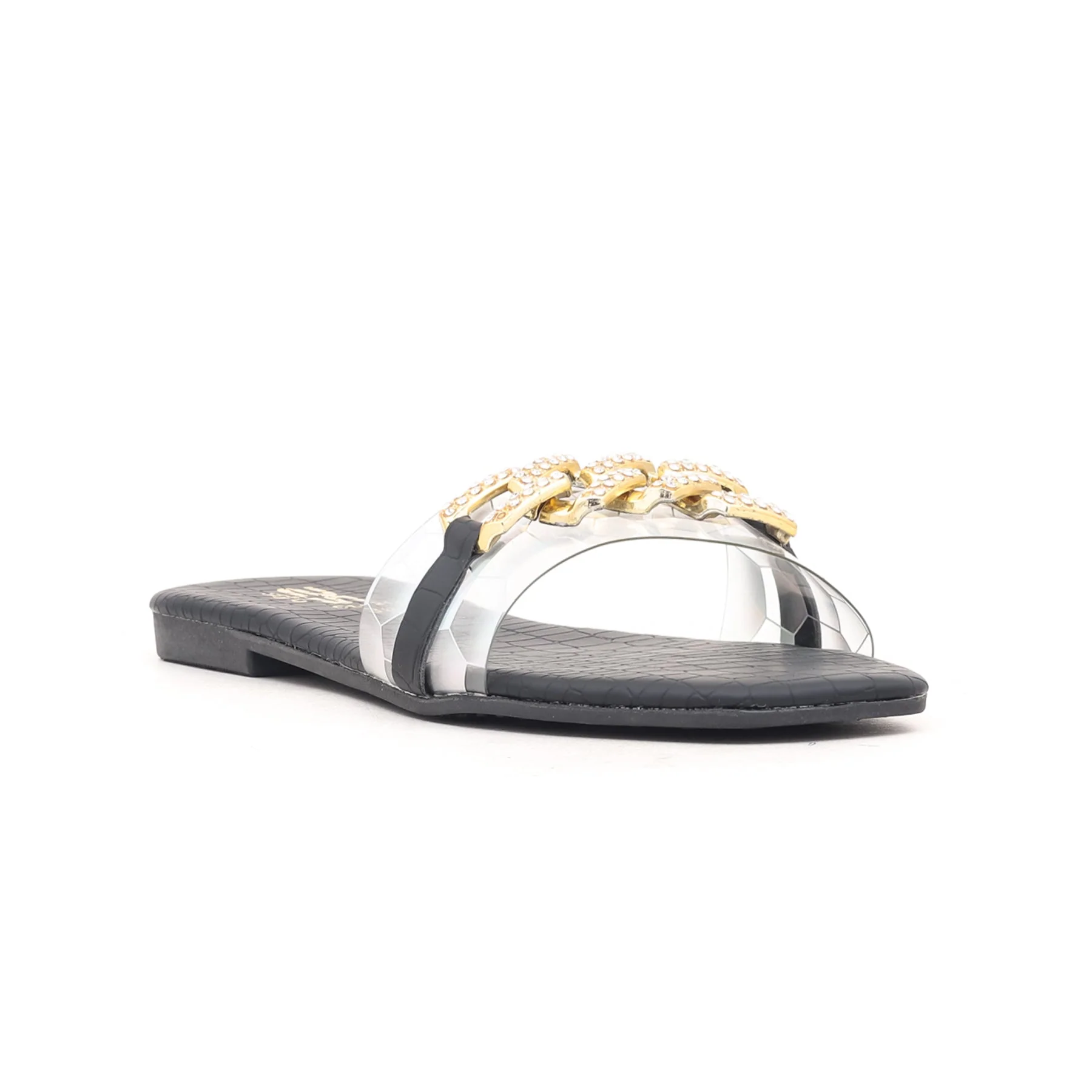 Black Casual Slipper CL1216 - Image 2