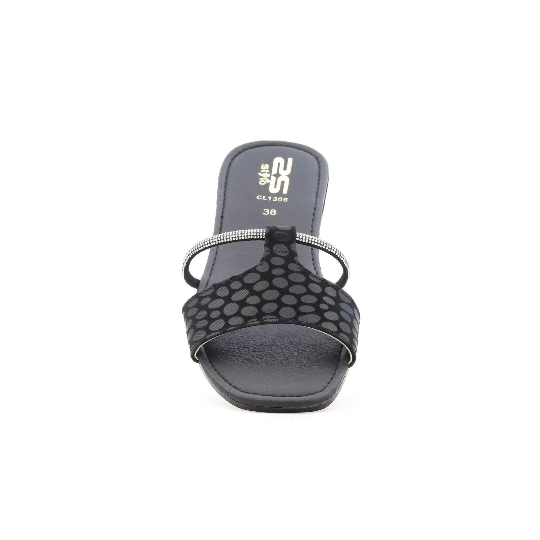 Black Casual Slipper CL1306 - Image 3