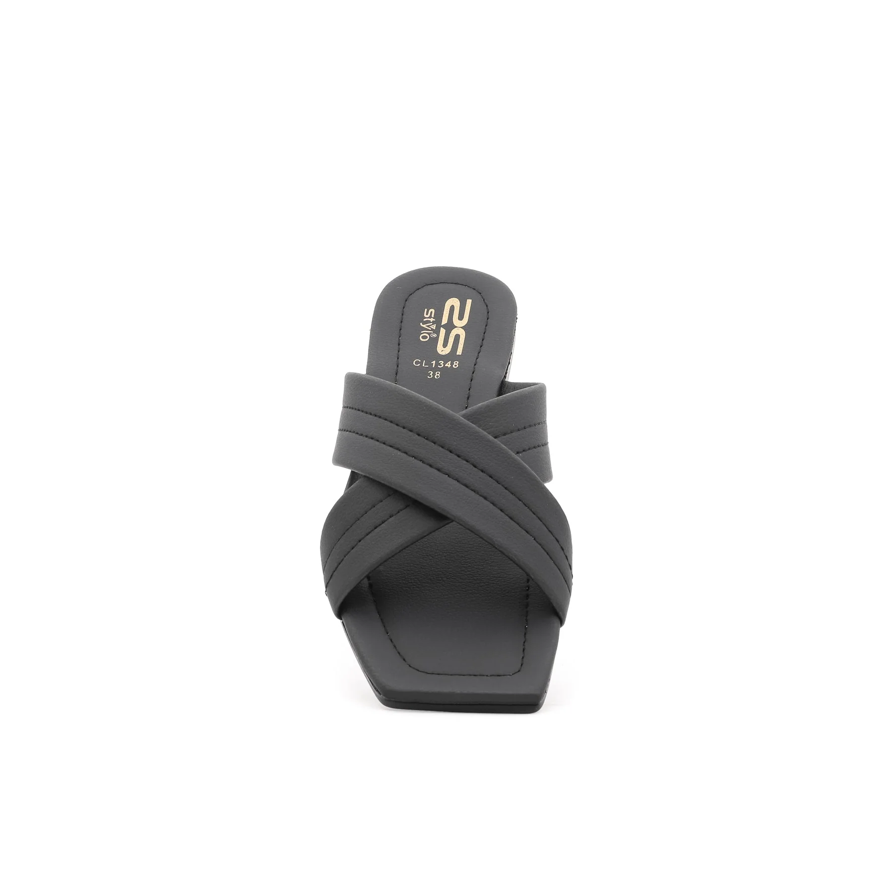Black Casual Slipper CL1348 - Image 3