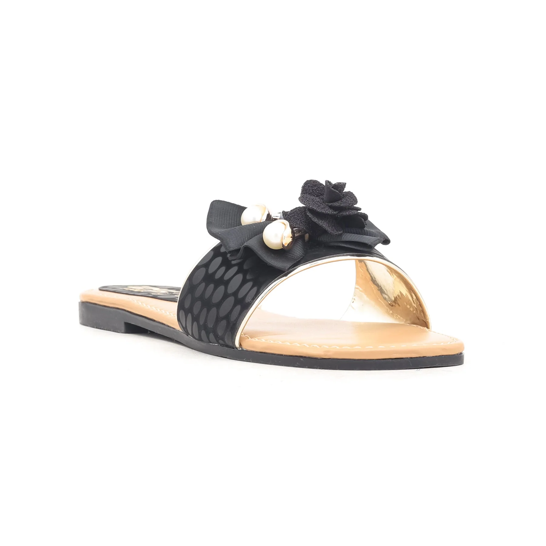Black Casual Slipper CL1441 - Image 2