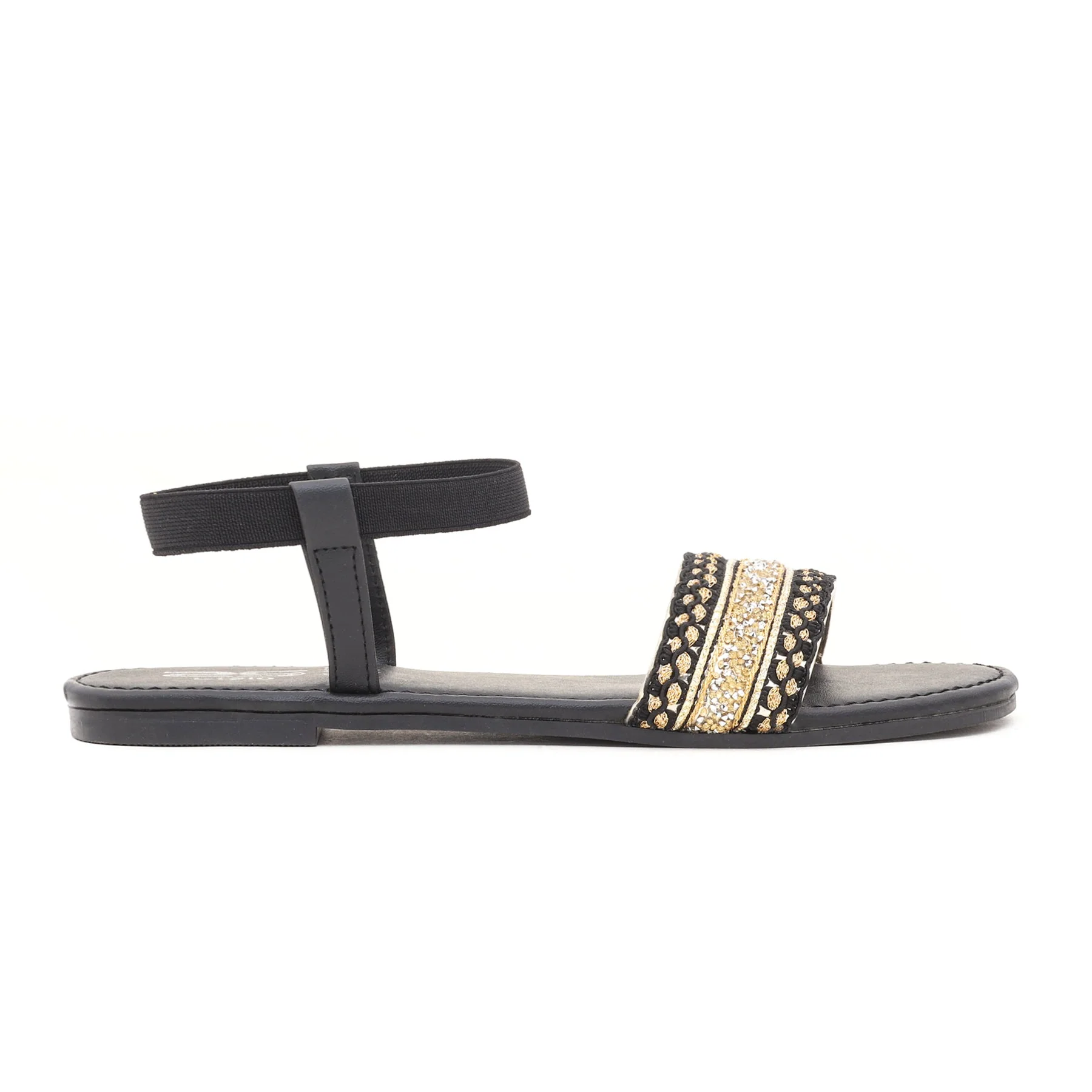 Black Casual Slipper CL1453 - Image 2