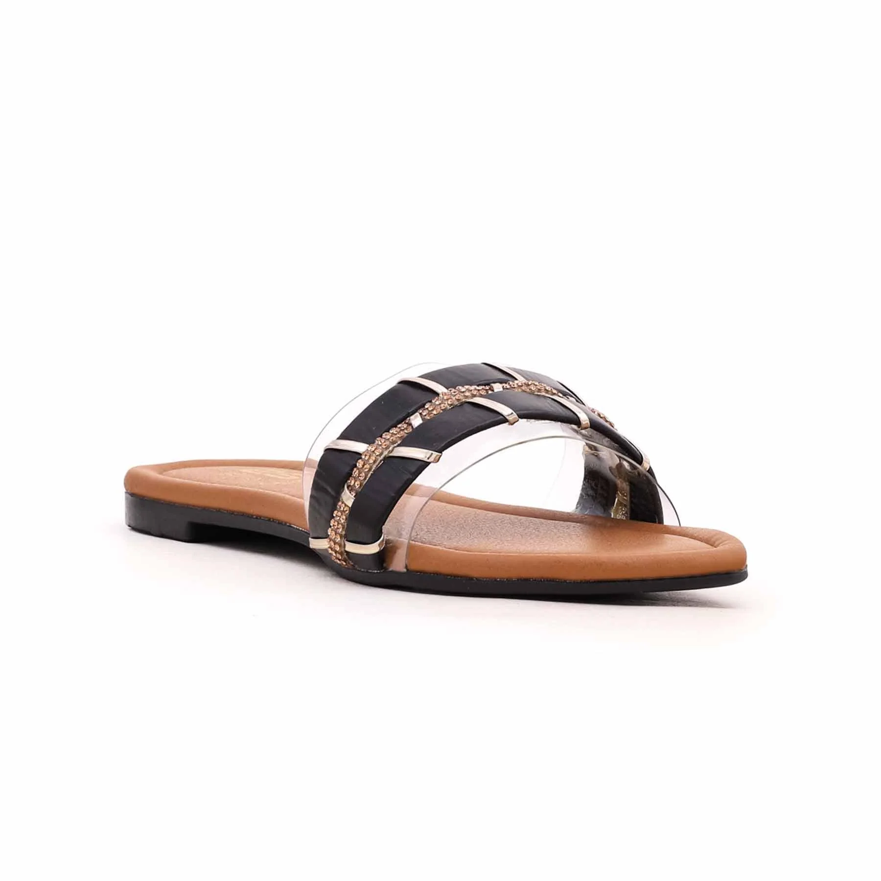 Black Casual Slipper CL1484 - Image 2