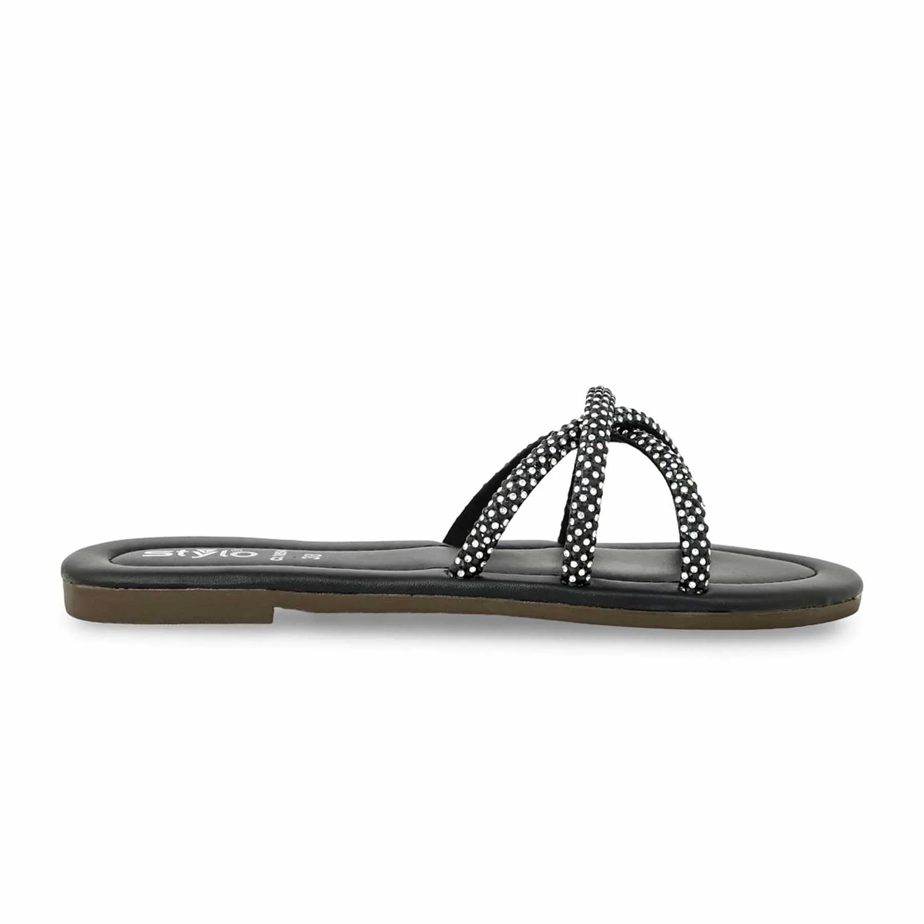 Black Casual Slipper CL1894 - Image 2