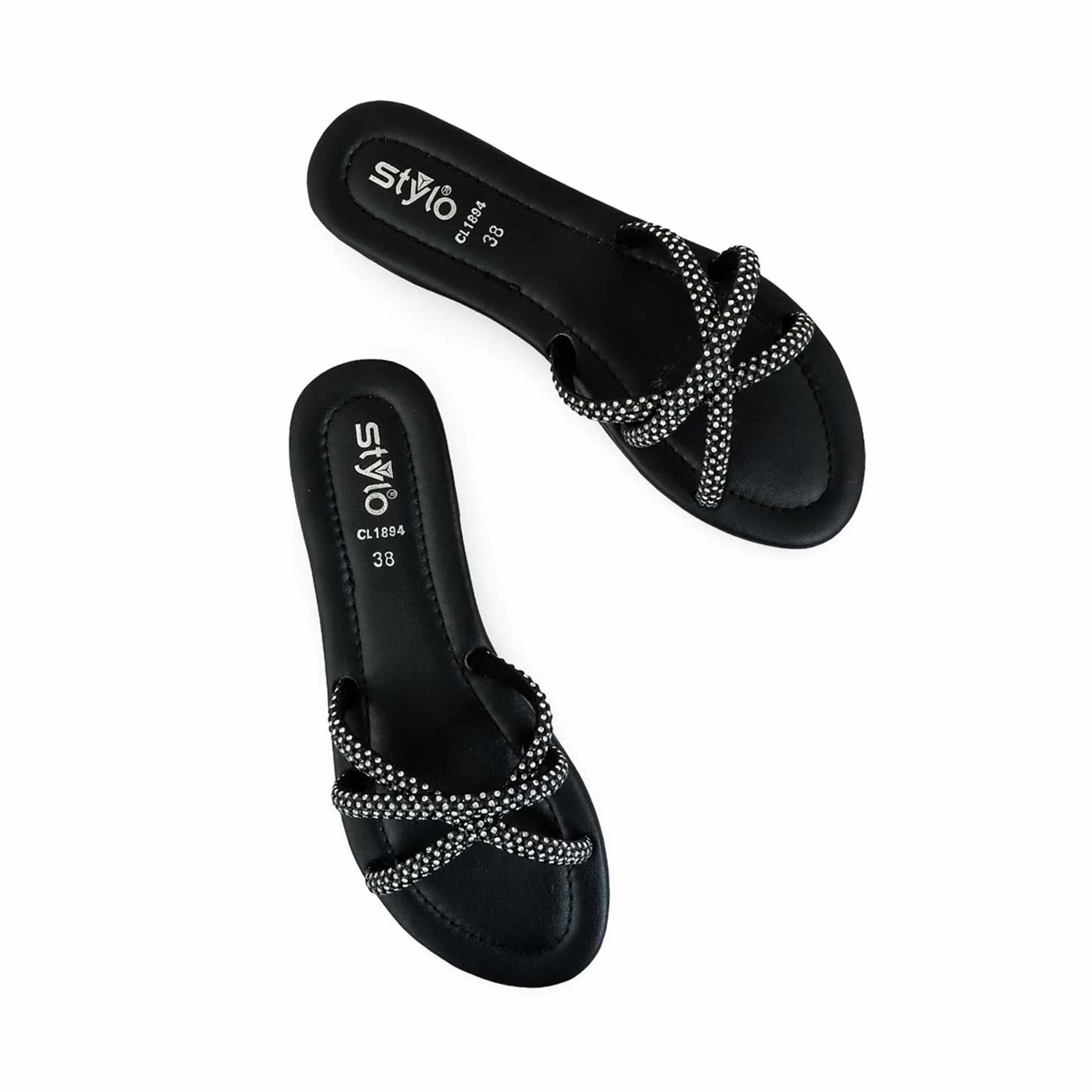 Black Casual Slipper CL1894 - Image 5