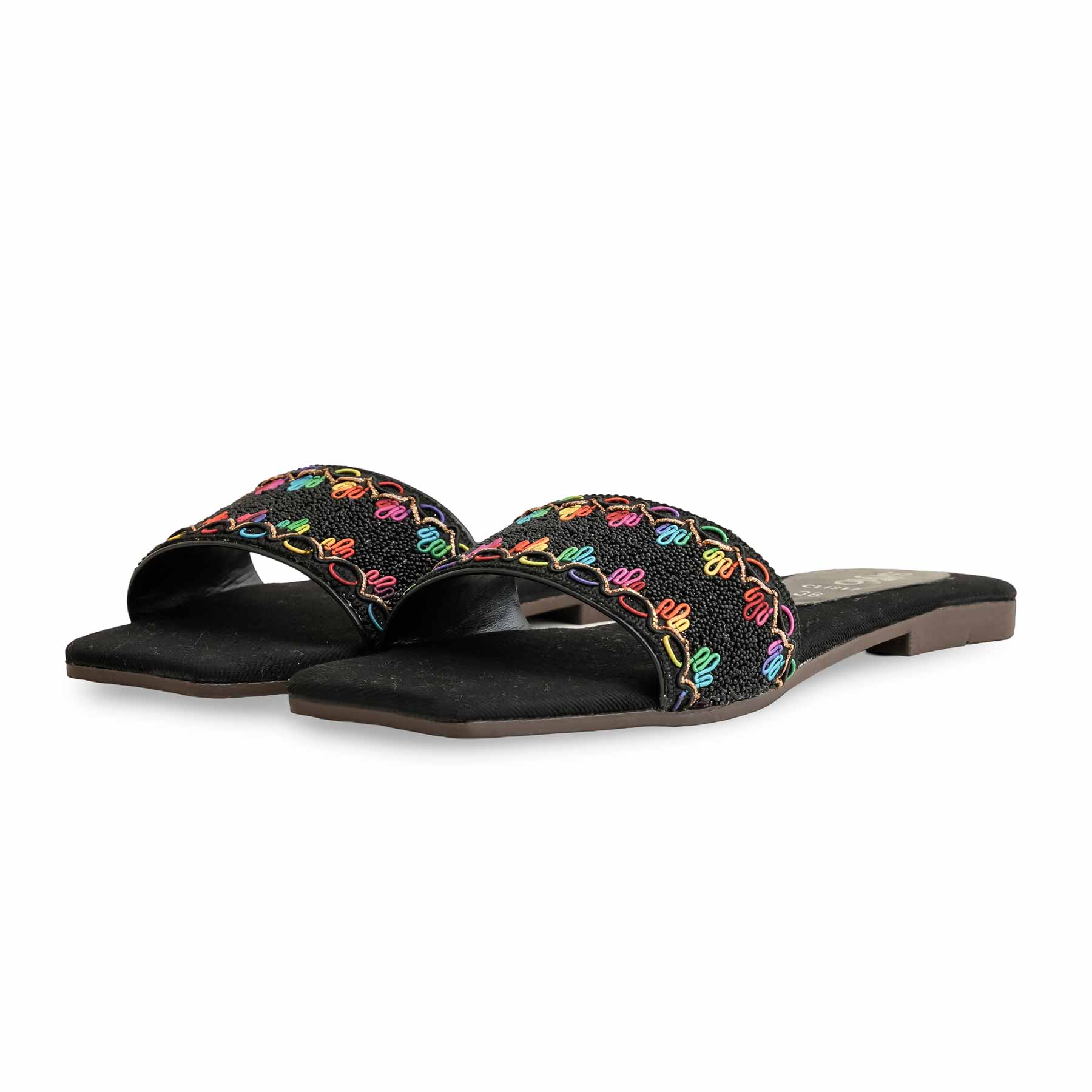 Black Casual Slipper CL1917 - Image 3