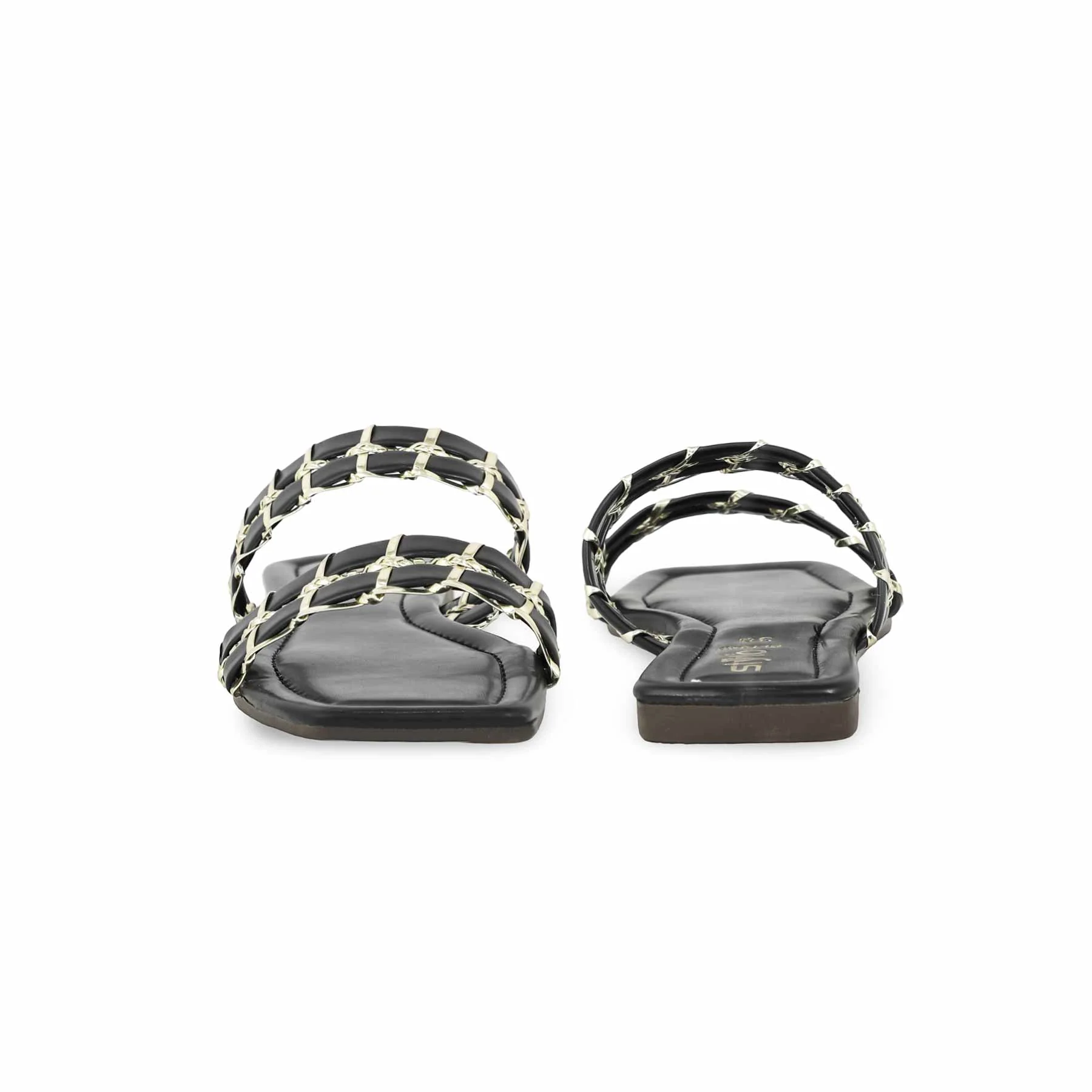 Black Casual Slipper CL1949 - Image 4