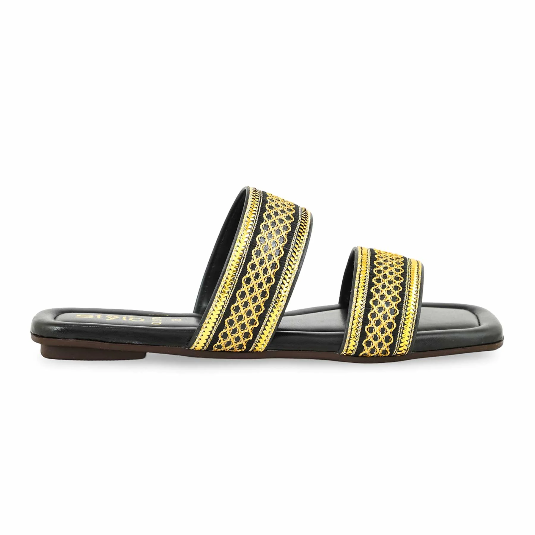 Black Casual Slipper CL1974 - Image 2