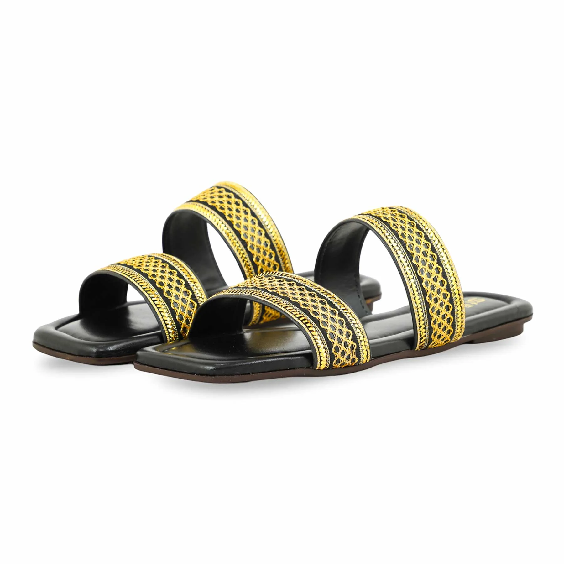 Black Casual Slipper CL1974 - Image 3