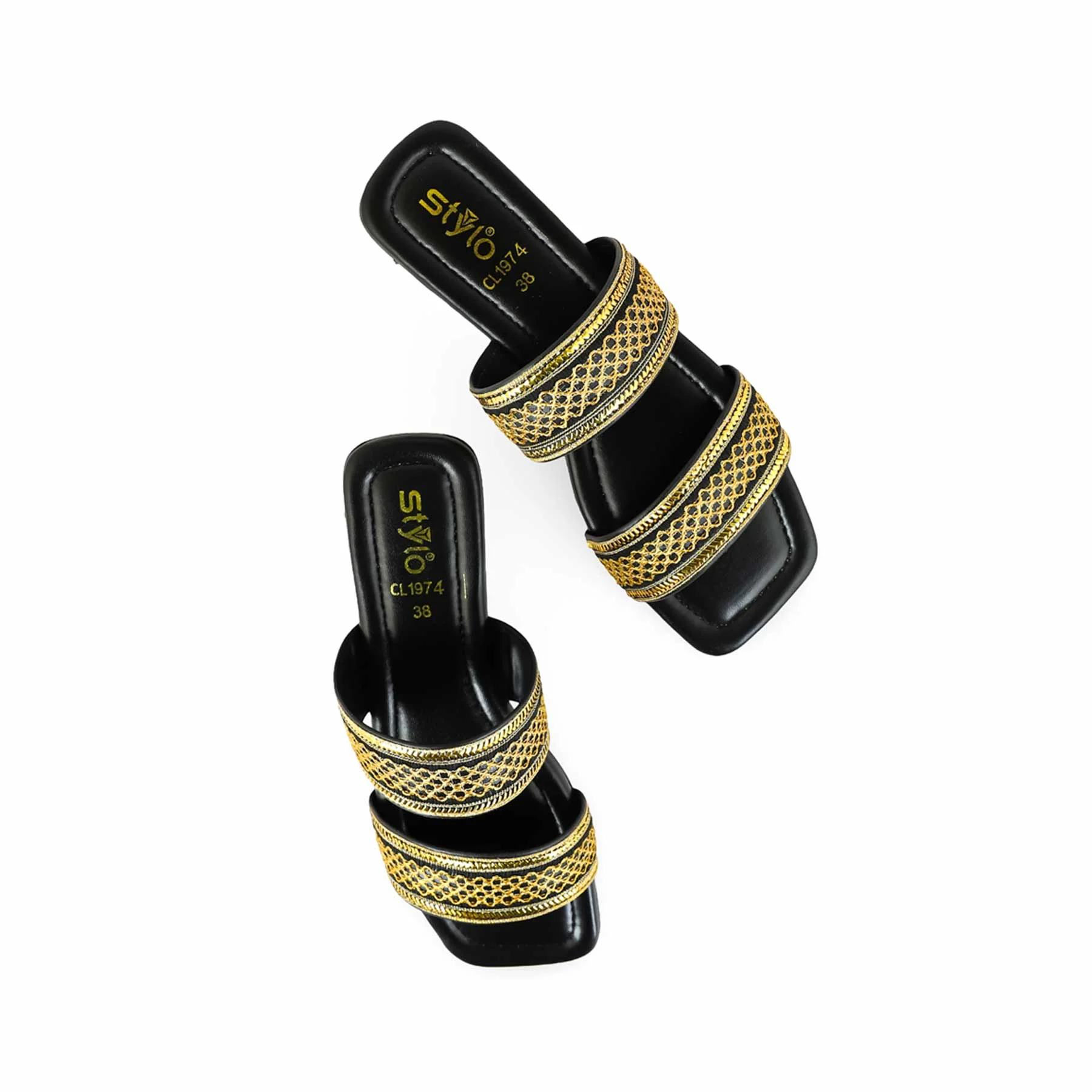 Black Casual Slipper CL1974 - Image 5