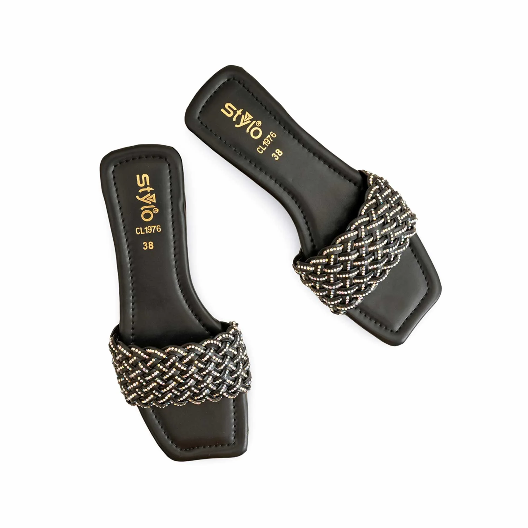 Black Casual Slipper CL1976 - Image 5