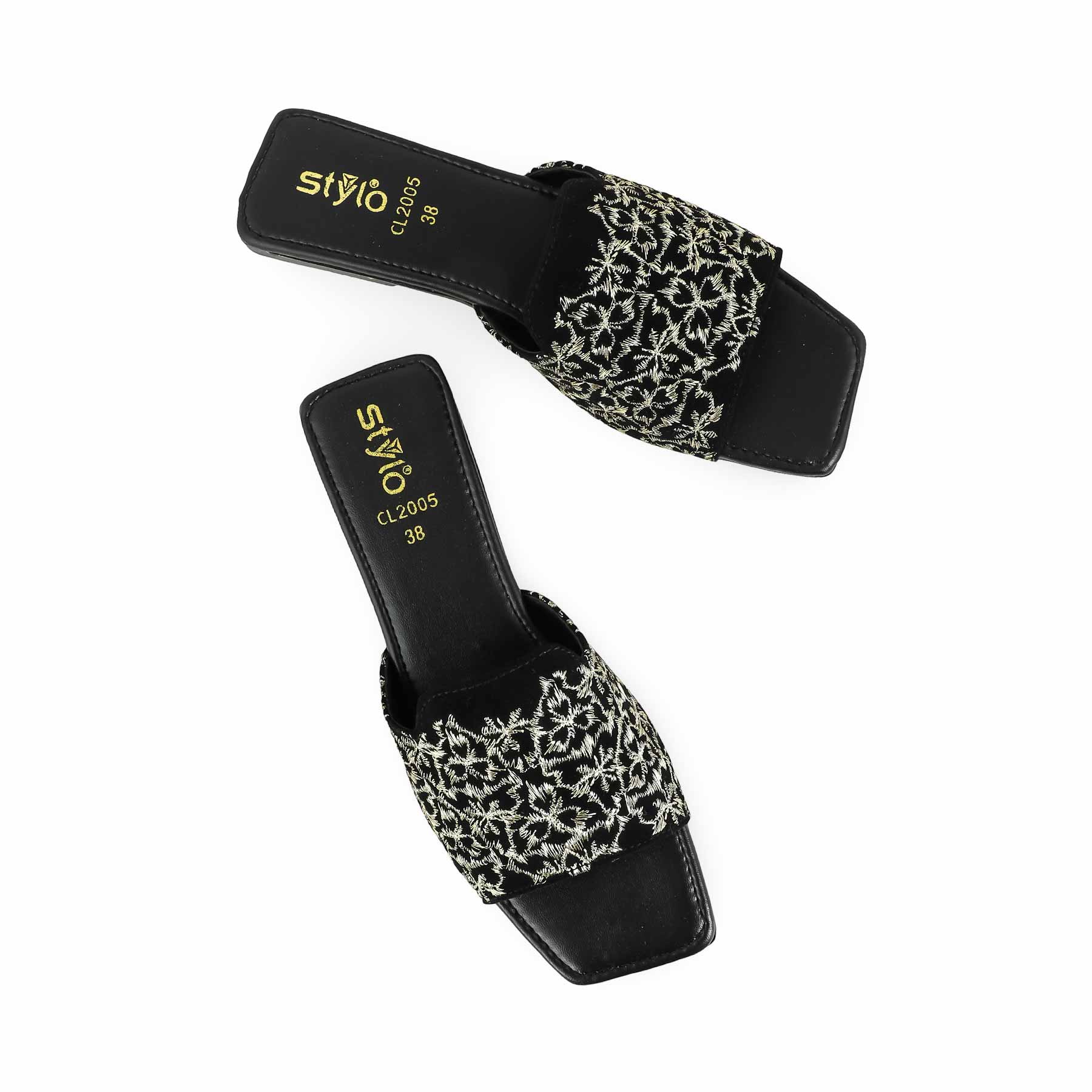 Black Casual Slipper CL2005 - Image 5