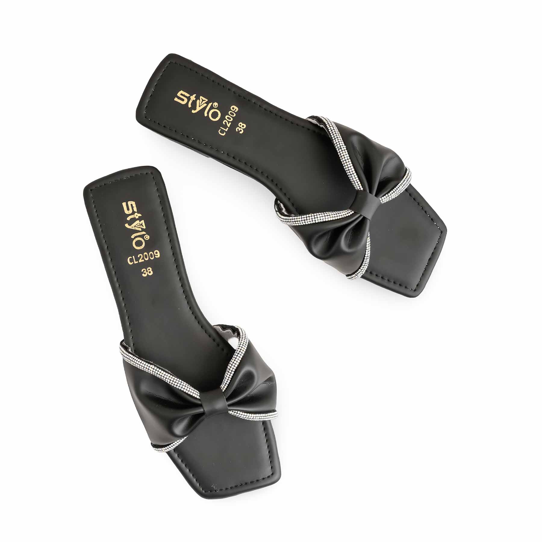 Black Casual Slipper CL2009 - Image 5