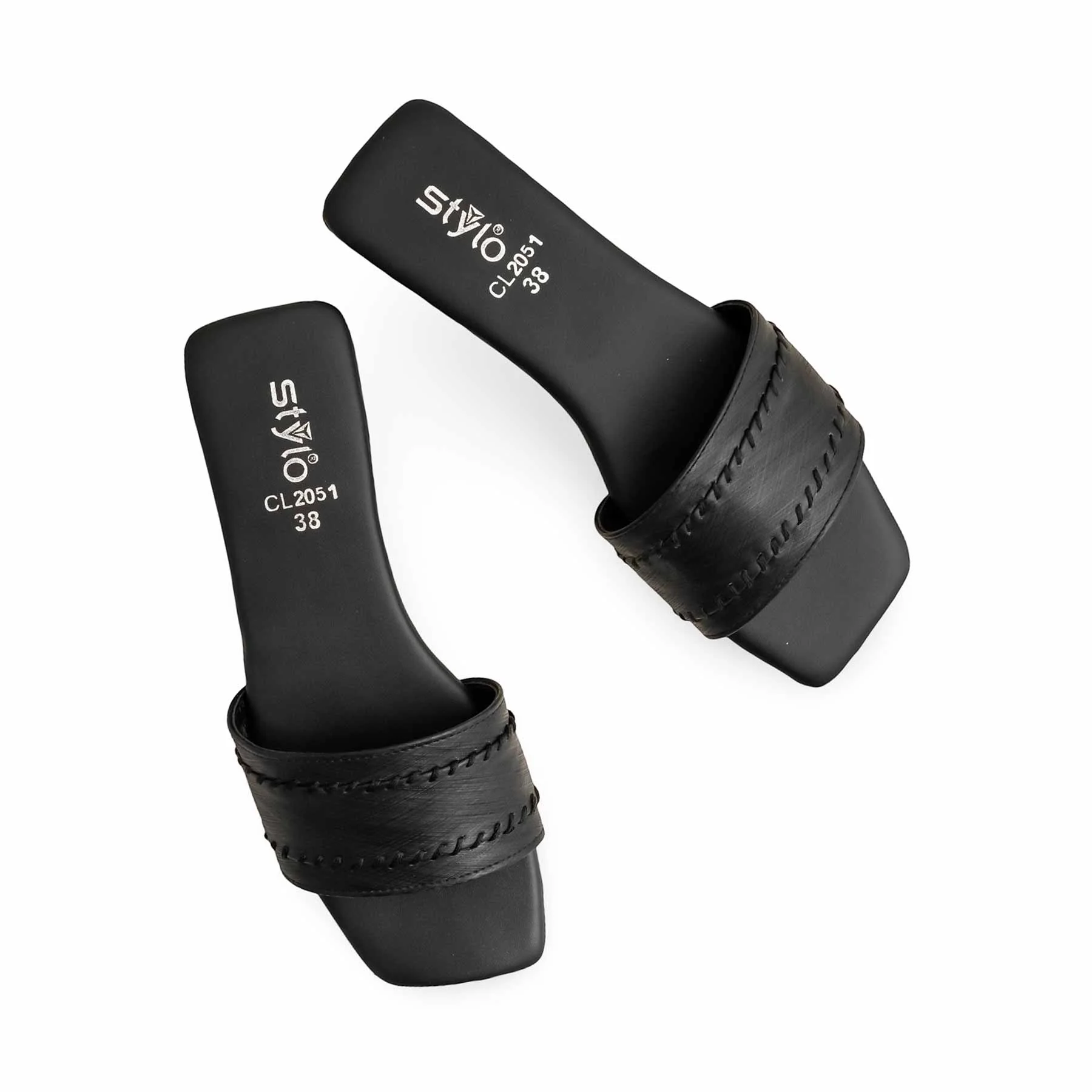 Black Casual Slipper CL2051 - Image 5
