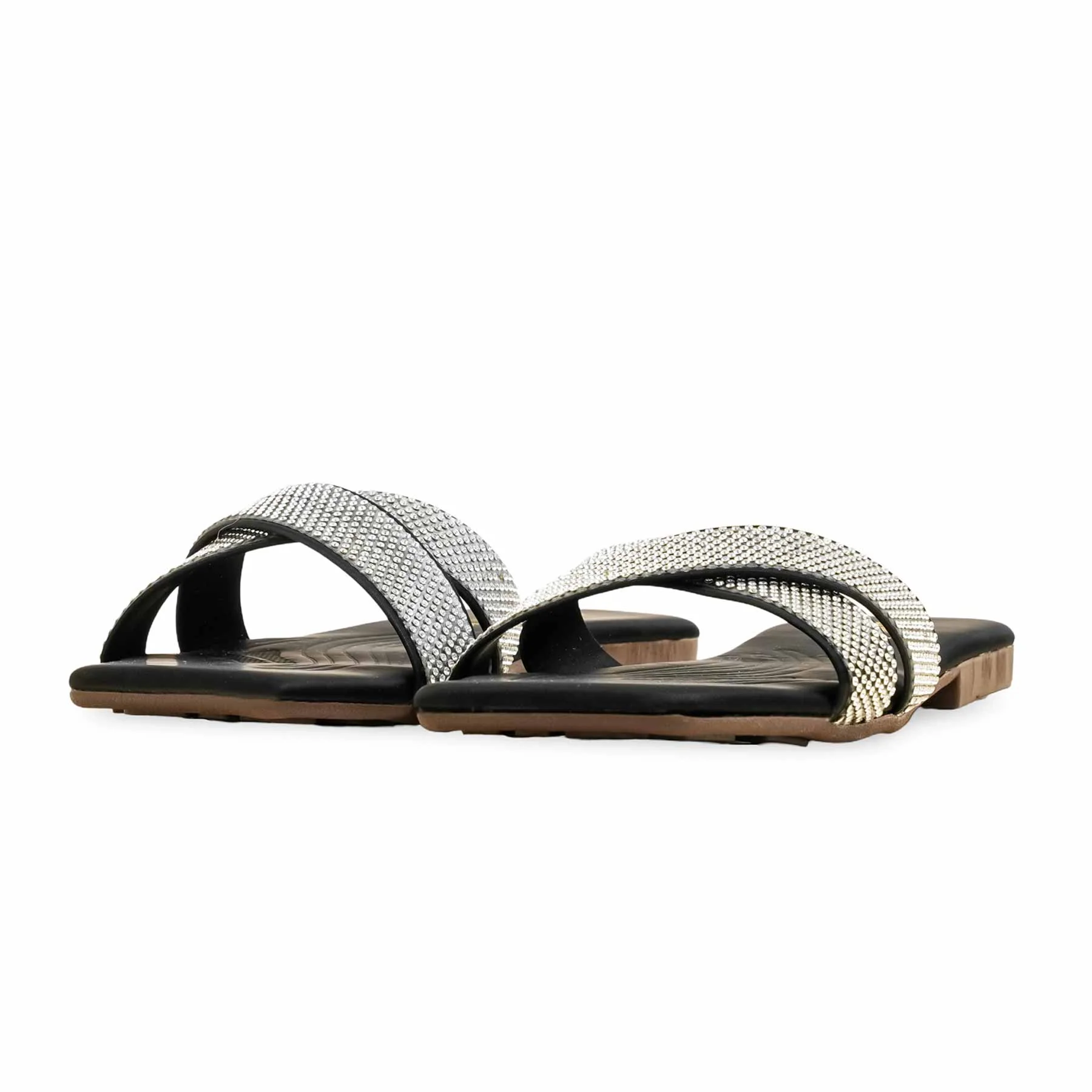 Black Casual Slipper CL2097 - Image 3