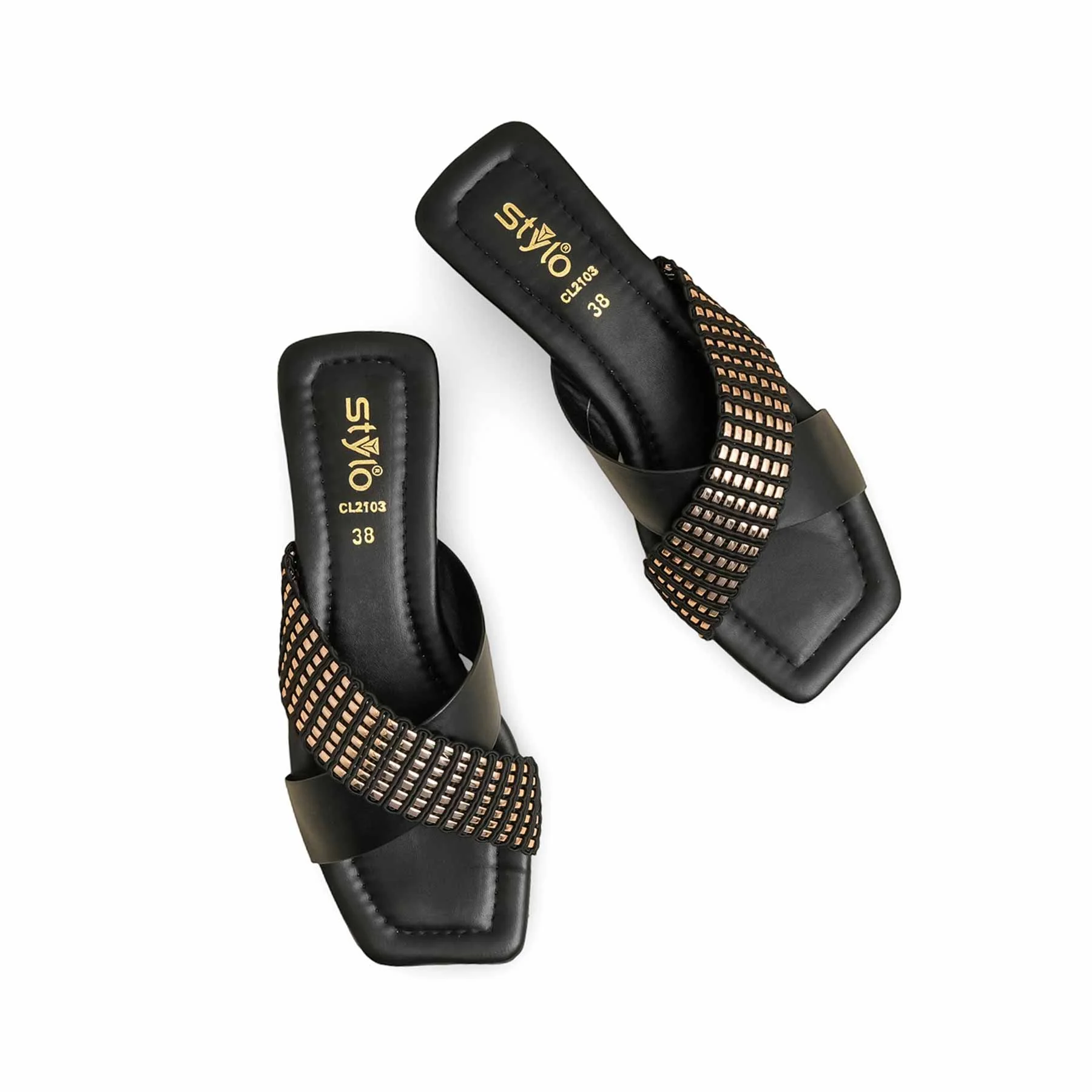 Black Casual Slipper CL2103 - Image 5