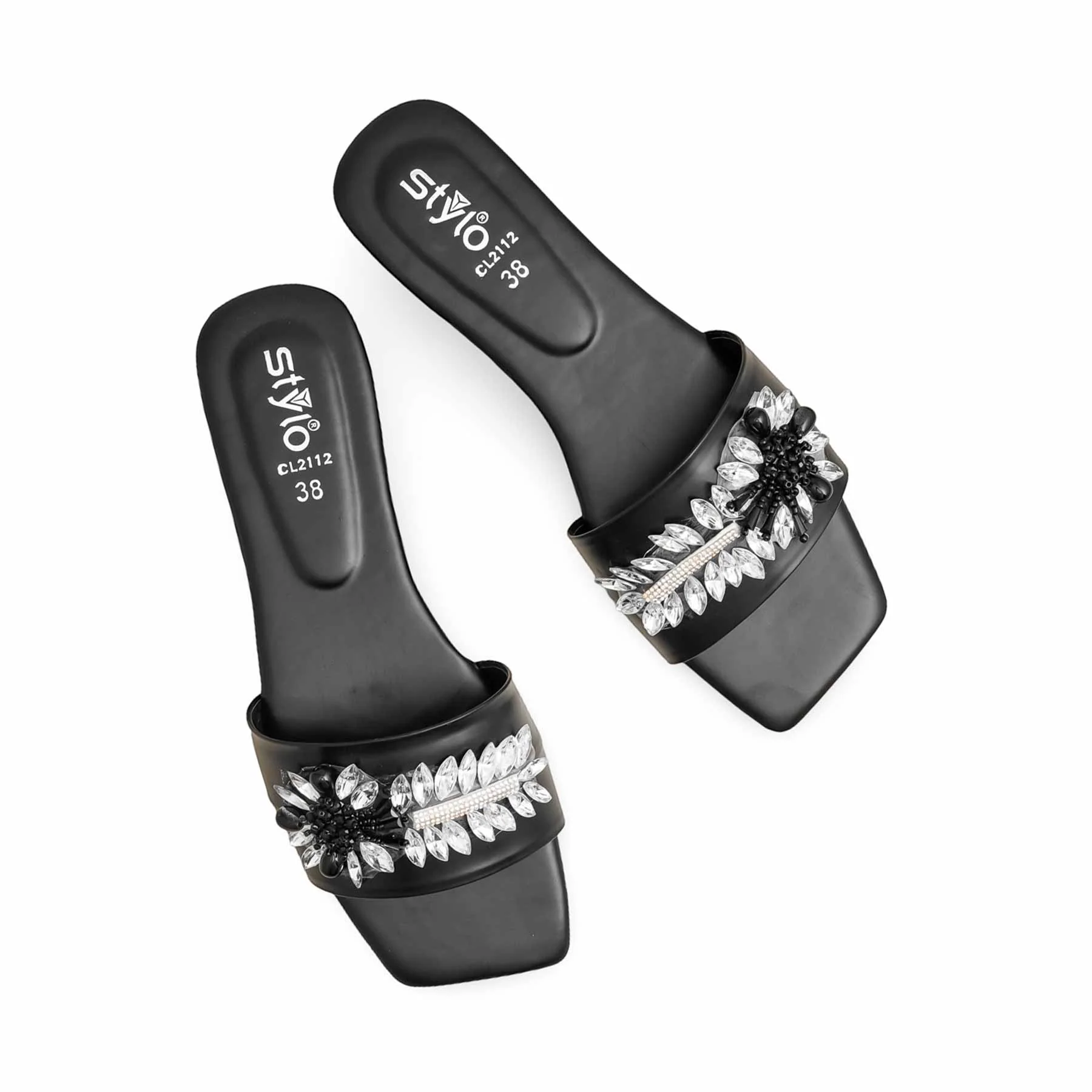 Black Casual Slipper CL2112 - Image 5