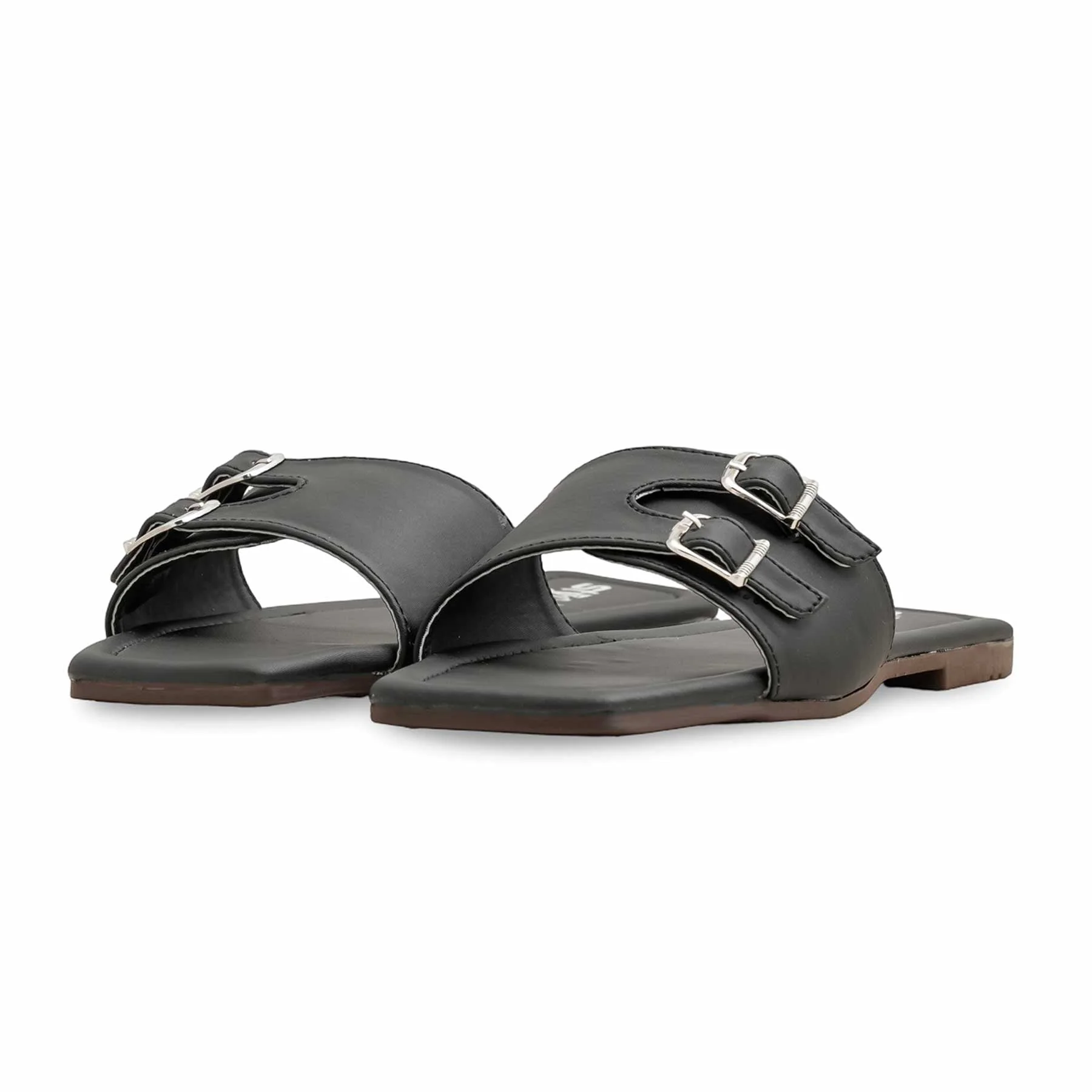 Black Casual Slipper CL2123 - Image 3