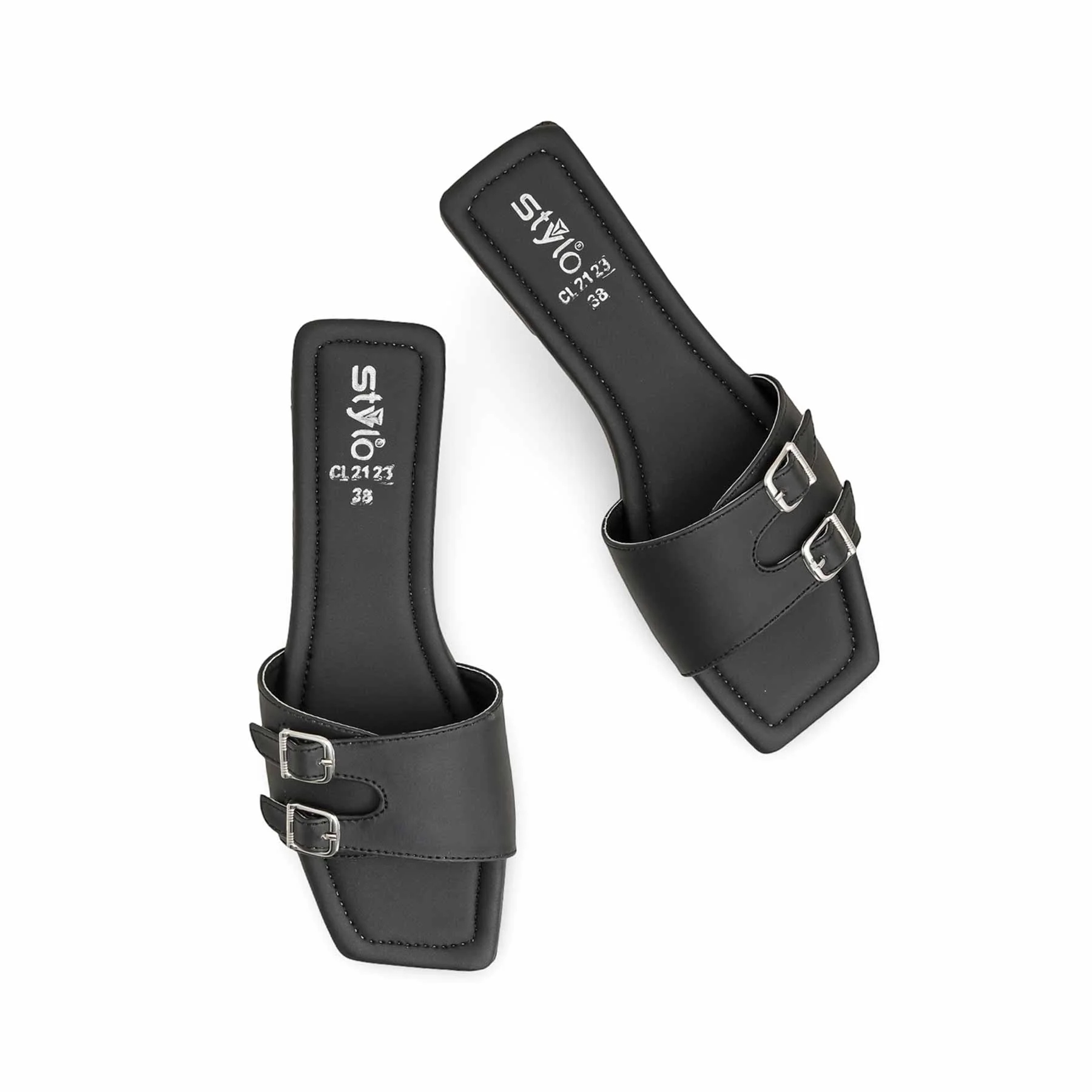 Black Casual Slipper CL2123 - Image 5