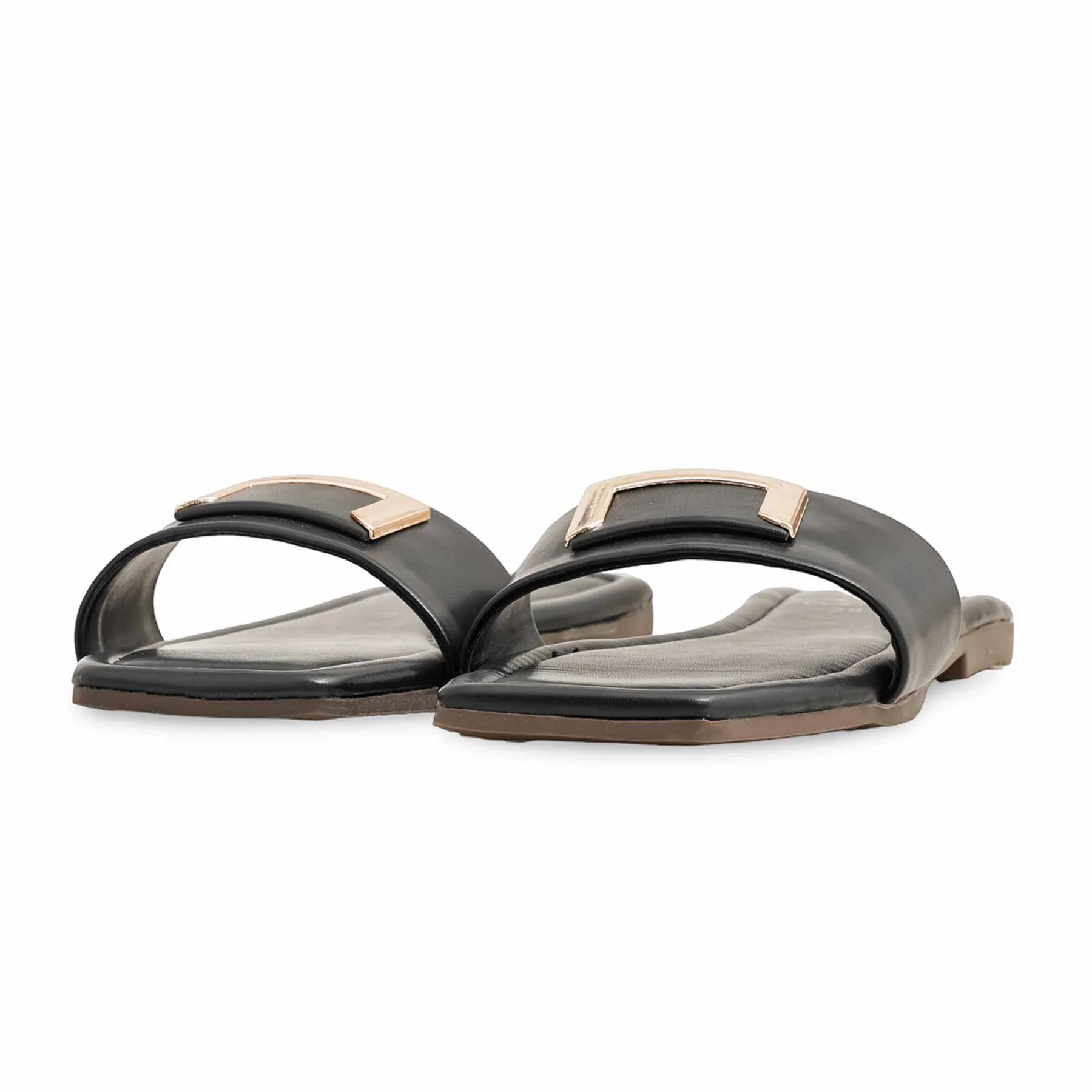 Black Casual Slipper CL2130 - Image 3